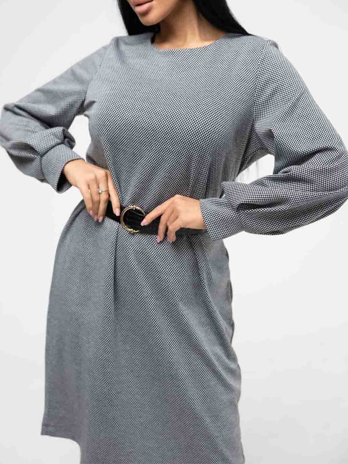 Текс-плюс Платье 553076 НФ-00155438 Белый, черный