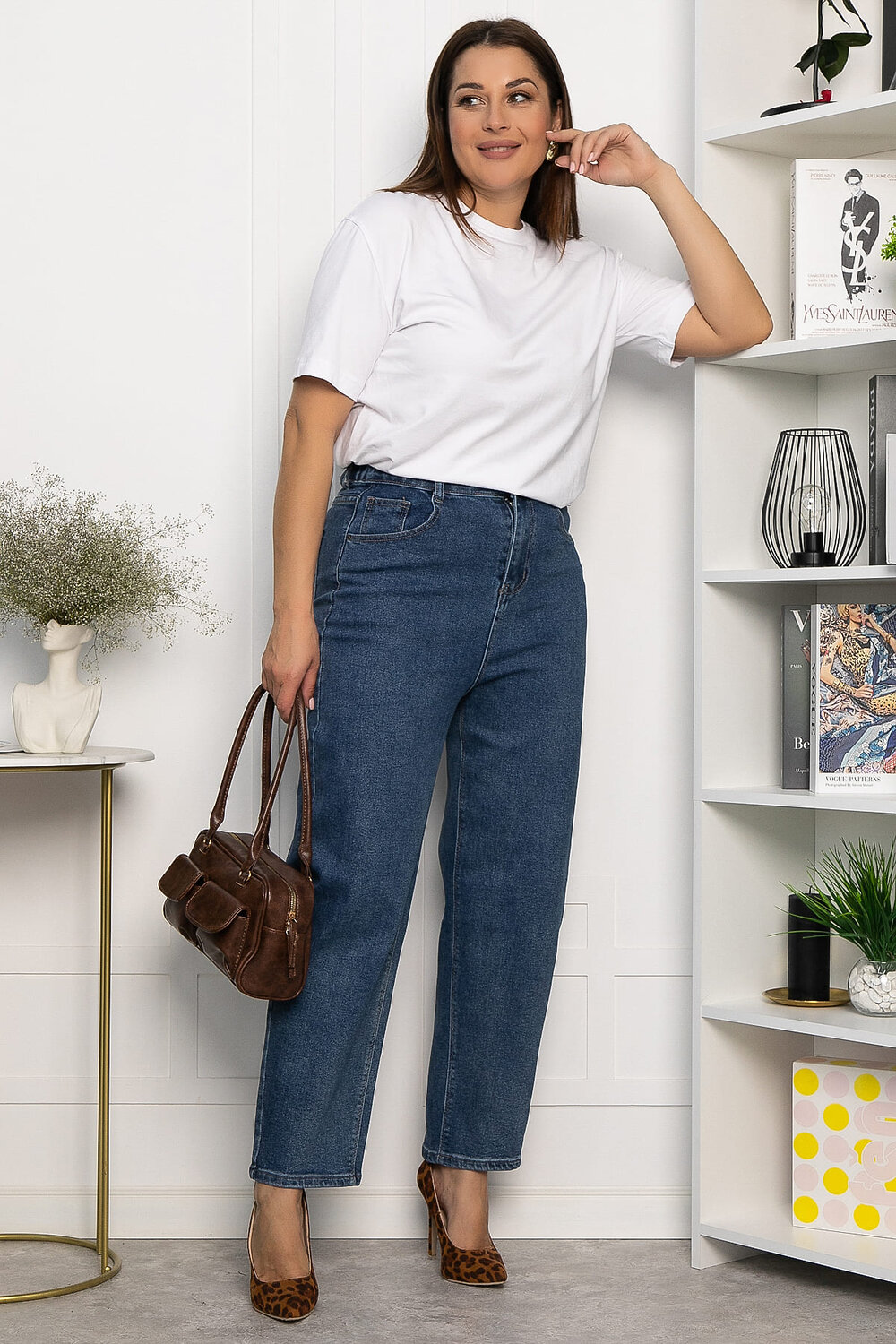LT Collection Джинсы 555475 Б14219-4М синий