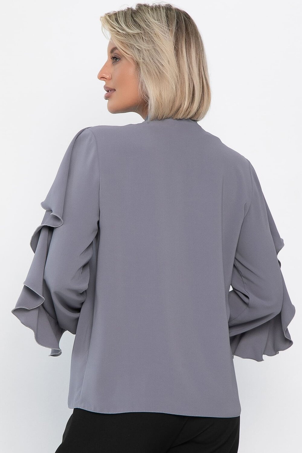 LT Collection Блуза 555484 Б14186-5М серый