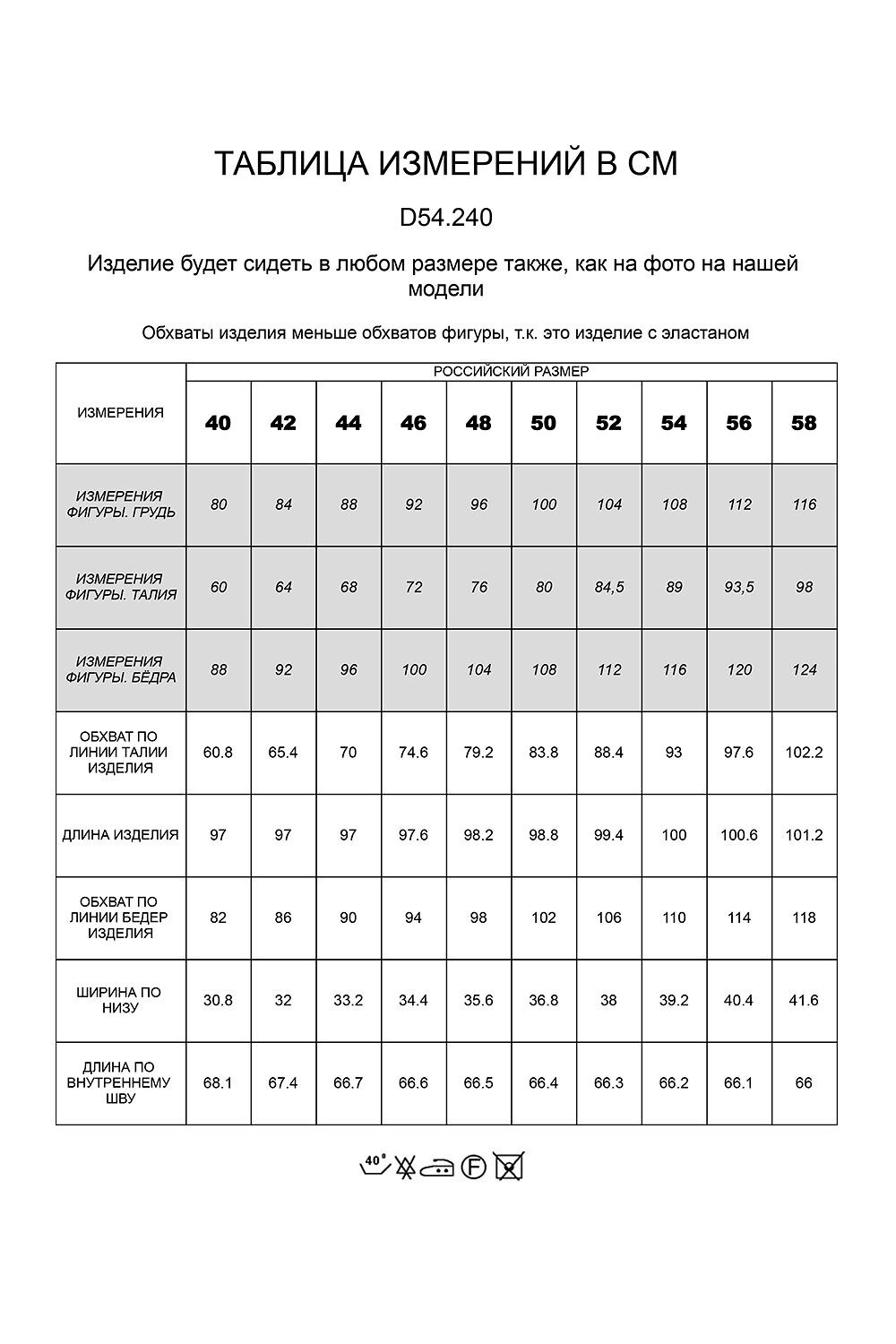 VILATTE Джинсы 555593 D54.240 светло-голубой
