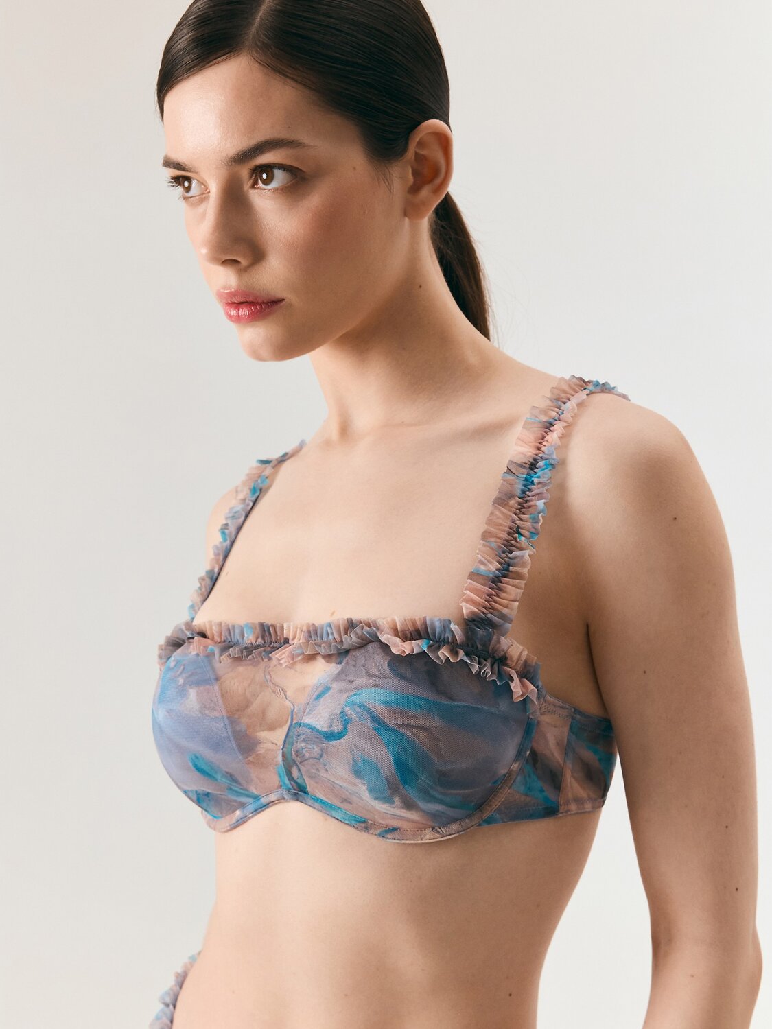 Infinity Lingerie Бюстгальтер 555751 31204111407 синий принт