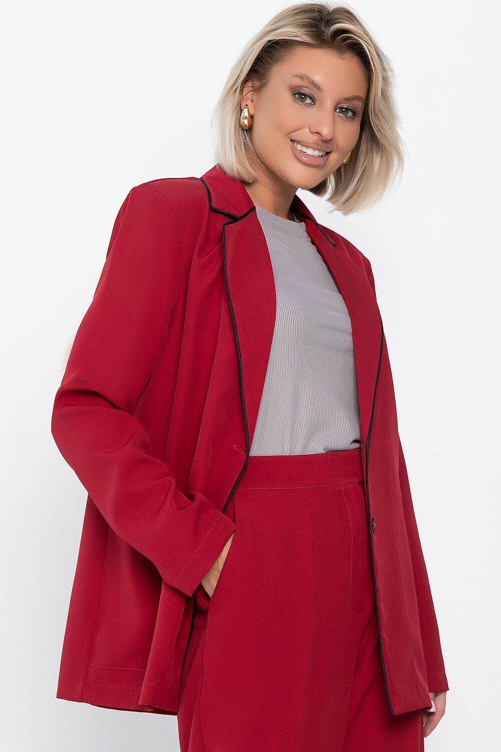 LT Collection Жакет 555959 Б14109-33М Бордо
