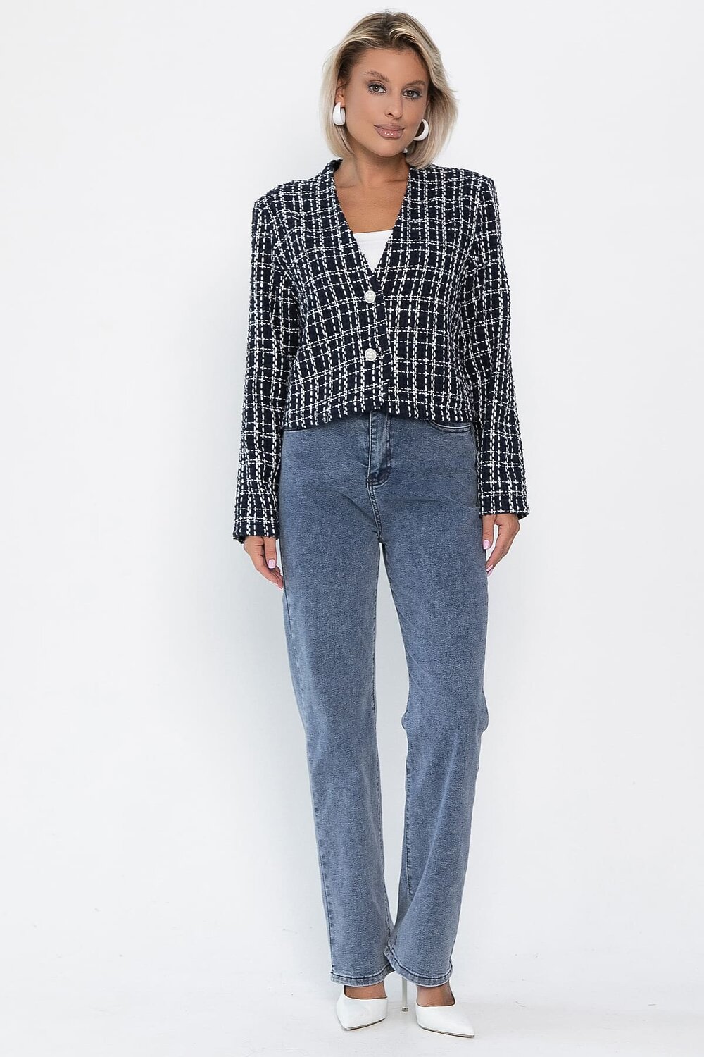 LT Collection Жакет 555963 Б14155-7М темно-синий