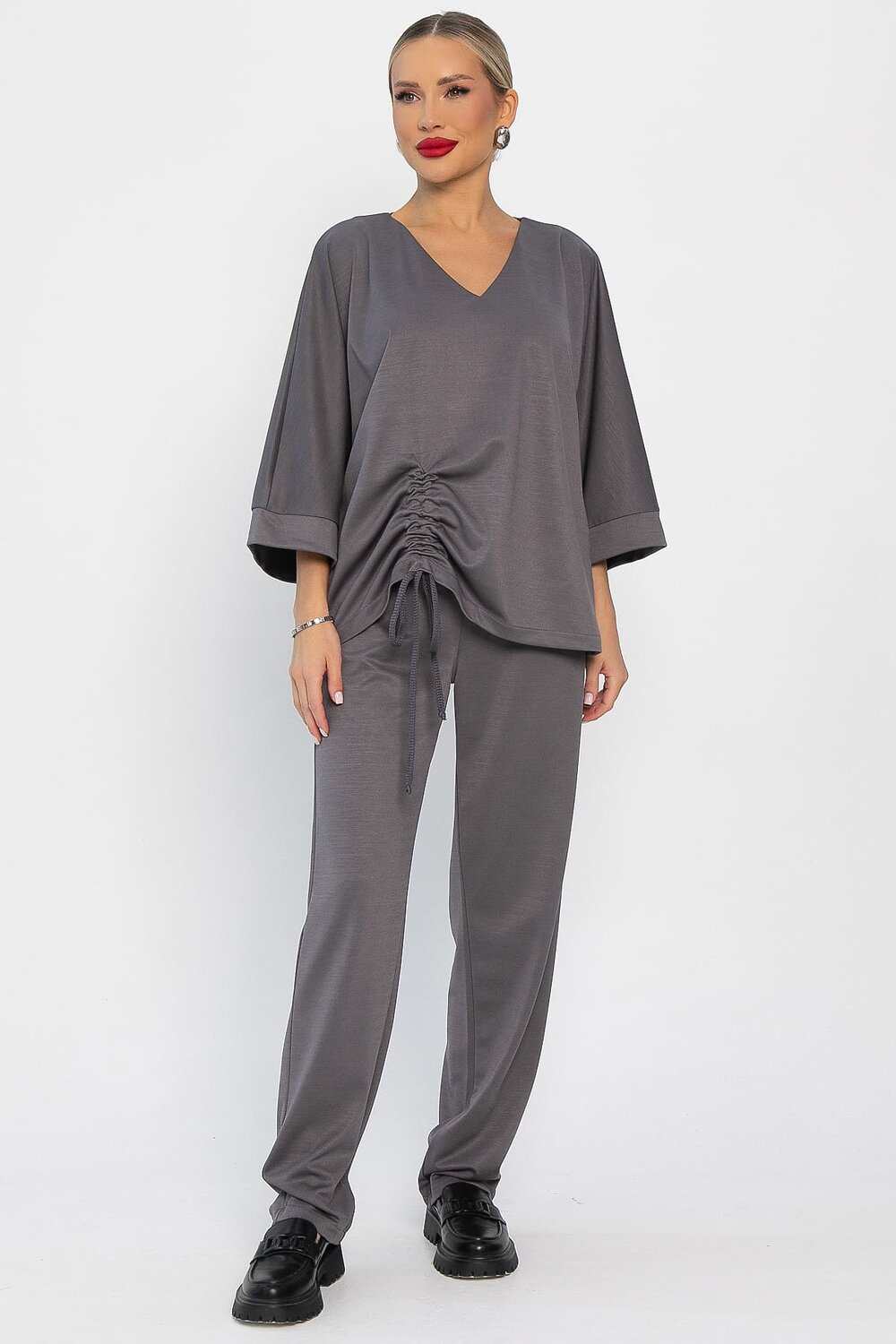 LT Collection Костюм 555973 К14200-12М серый