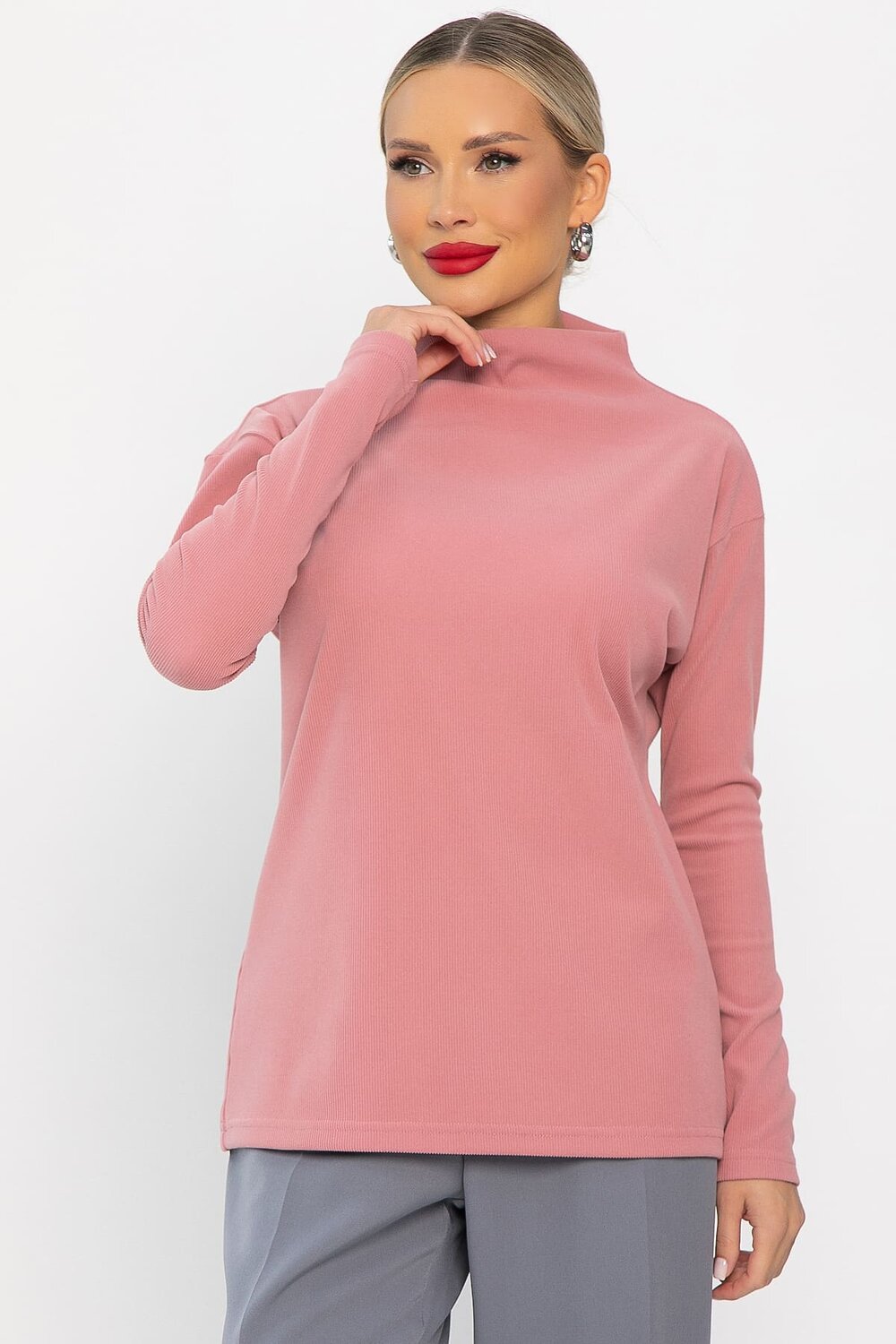 LT Collection Джемпер 555979 Б14236-34М розовый
