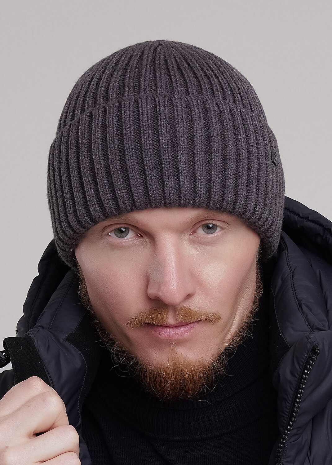 CLEVER Шапка 556107 454499аш флис т.серый