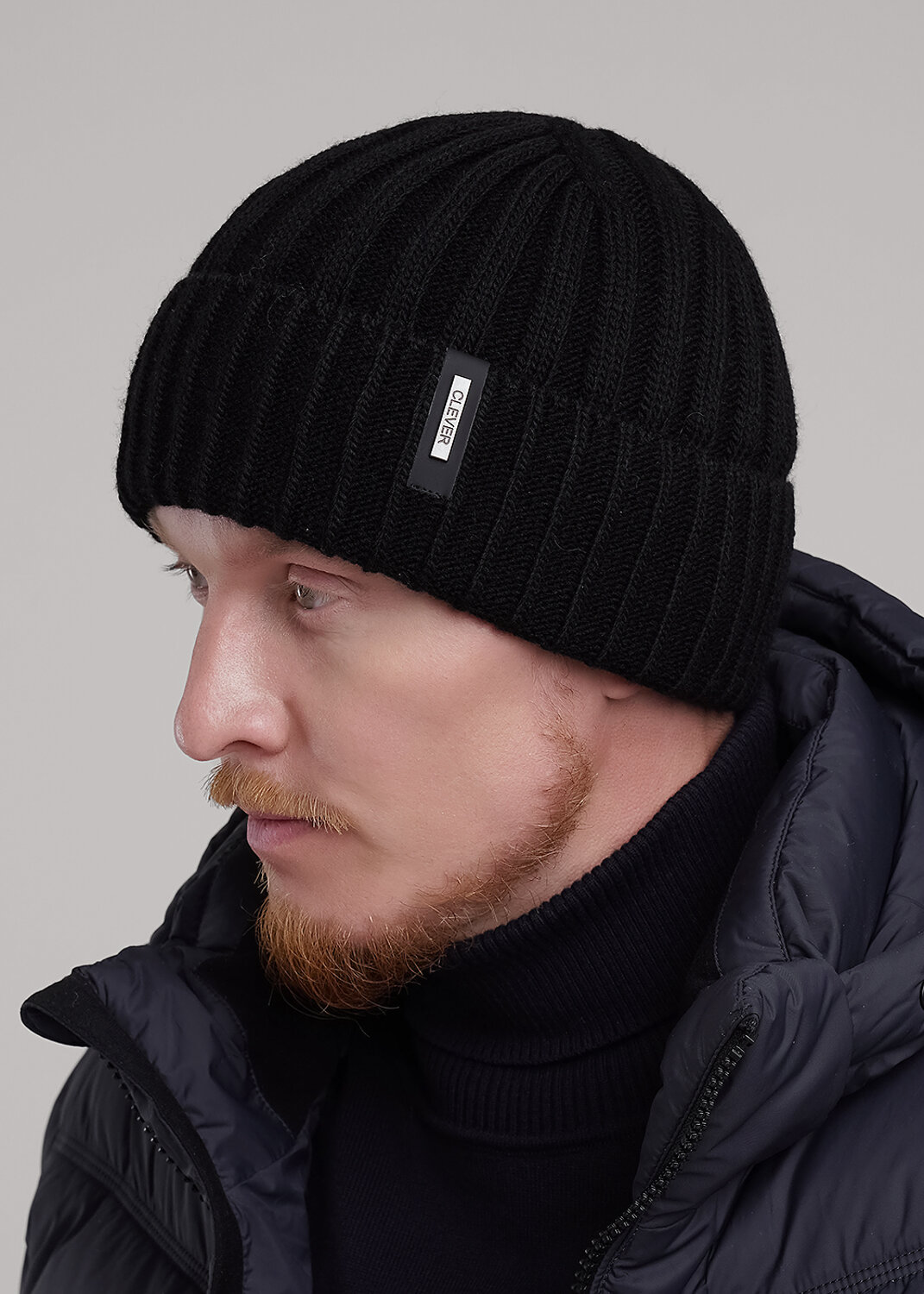CLEVER Шапка 556168 454531ап флис чёрный