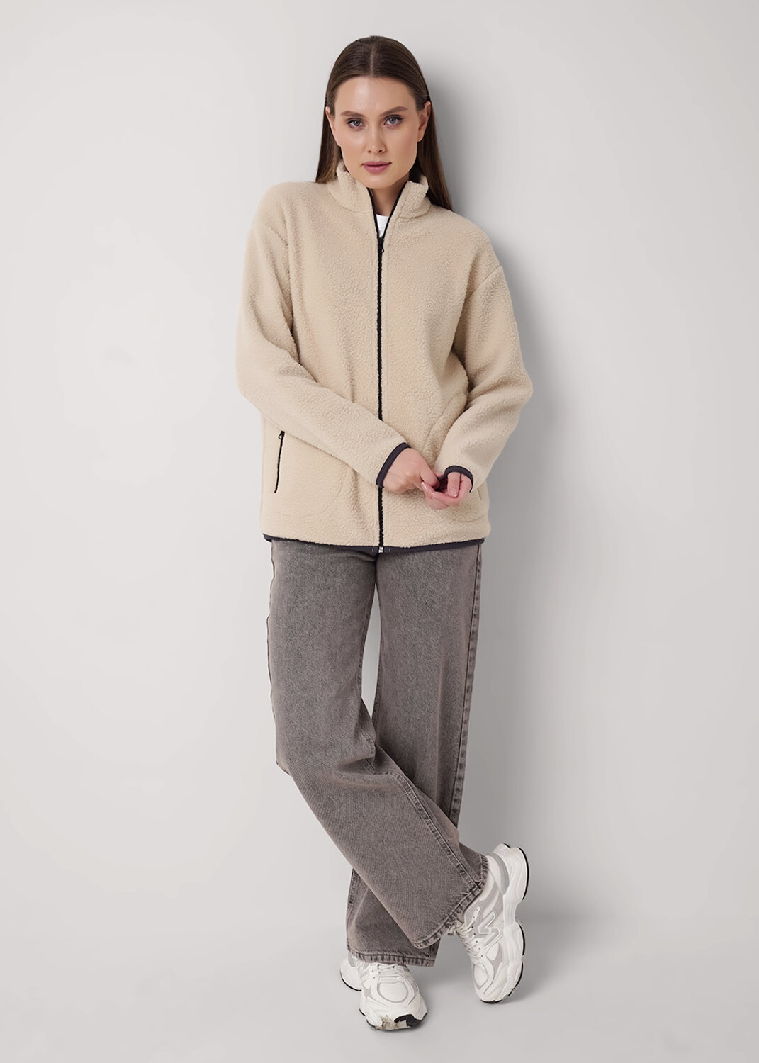 CLEVER Куртка 556184 LJ15-103/5 бежевый