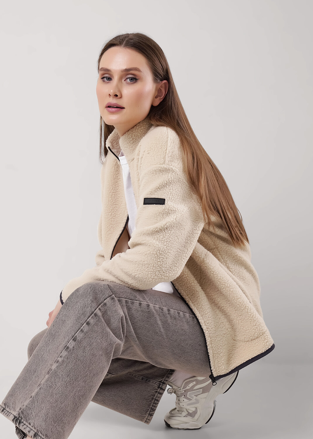 CLEVER Куртка 556184 LJ15-103/5 бежевый