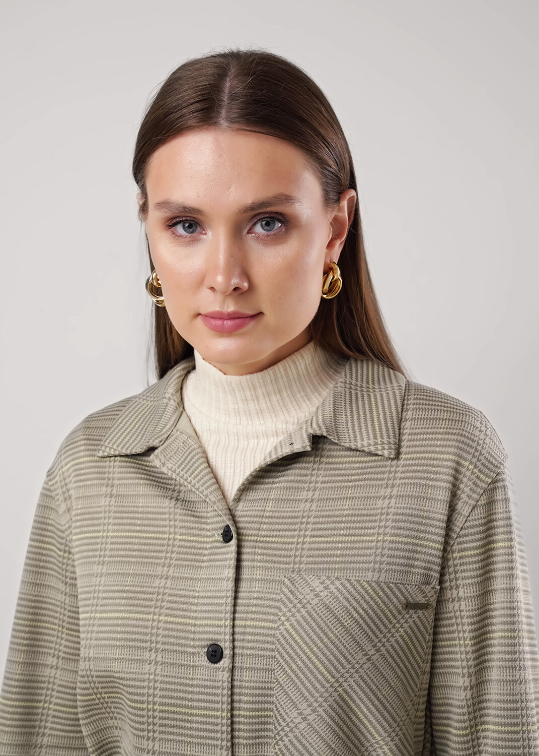 CLEVER Жакет 556196 156982/182ввэ св.зелёный/хаки
