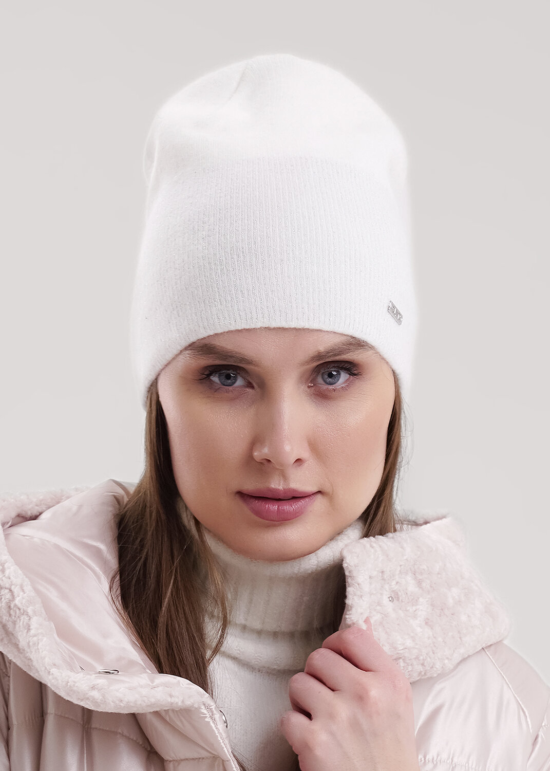CLEVER Шапка 556389 454398паш молочный