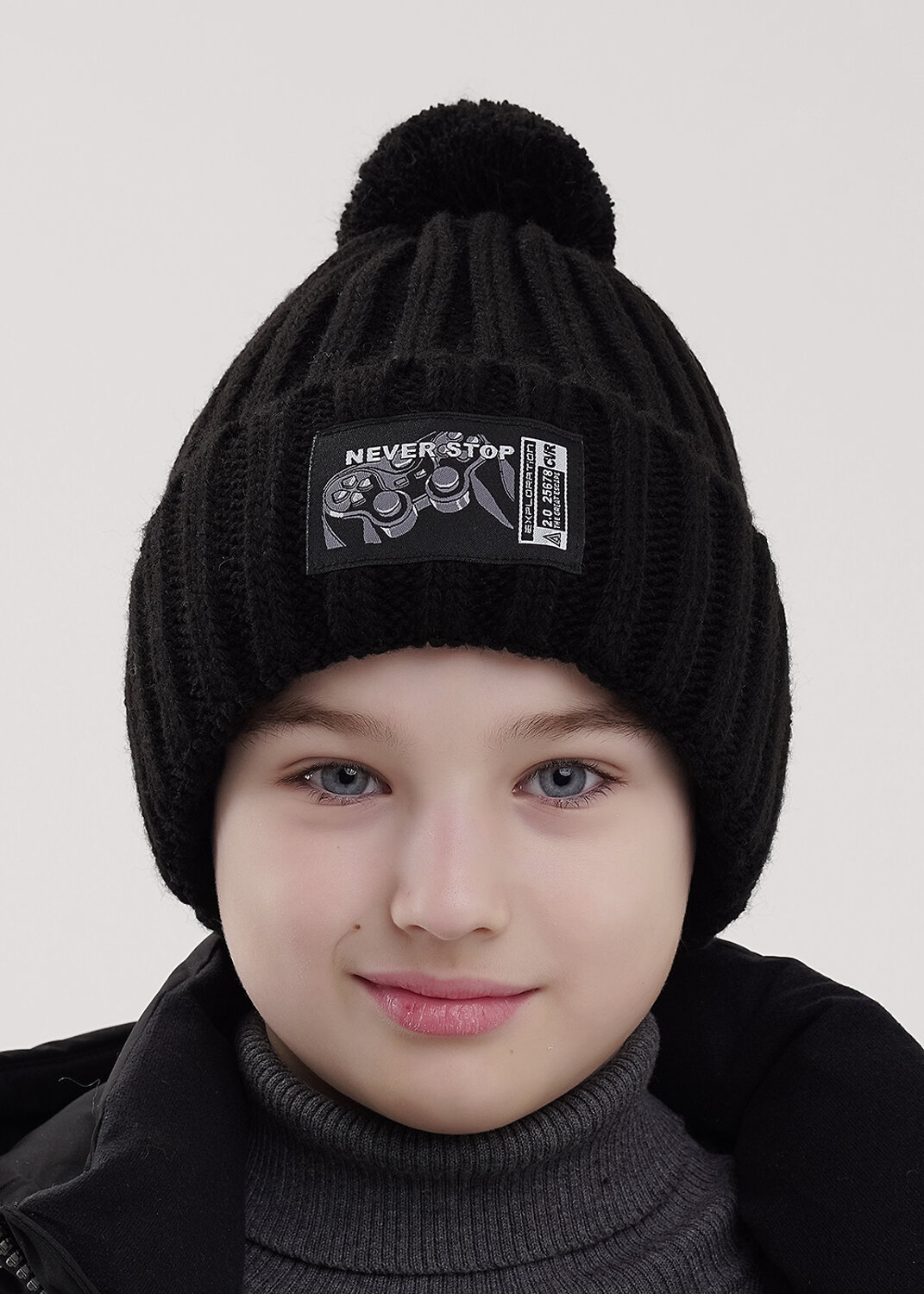 CLEVER Шапка 556409 454154ап флис чёрный