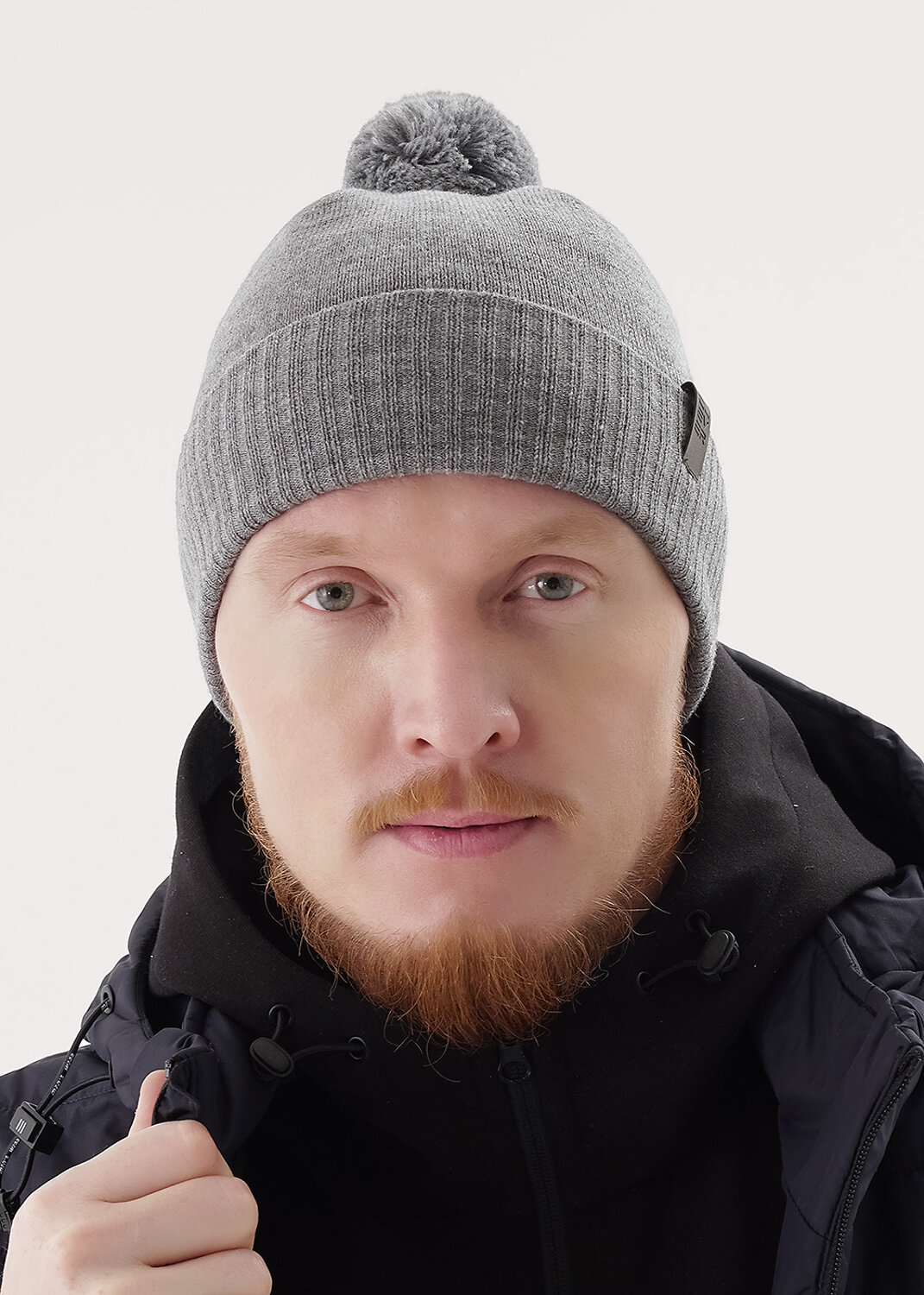 CLEVER Шапка 556431 454433аш меланж серый
