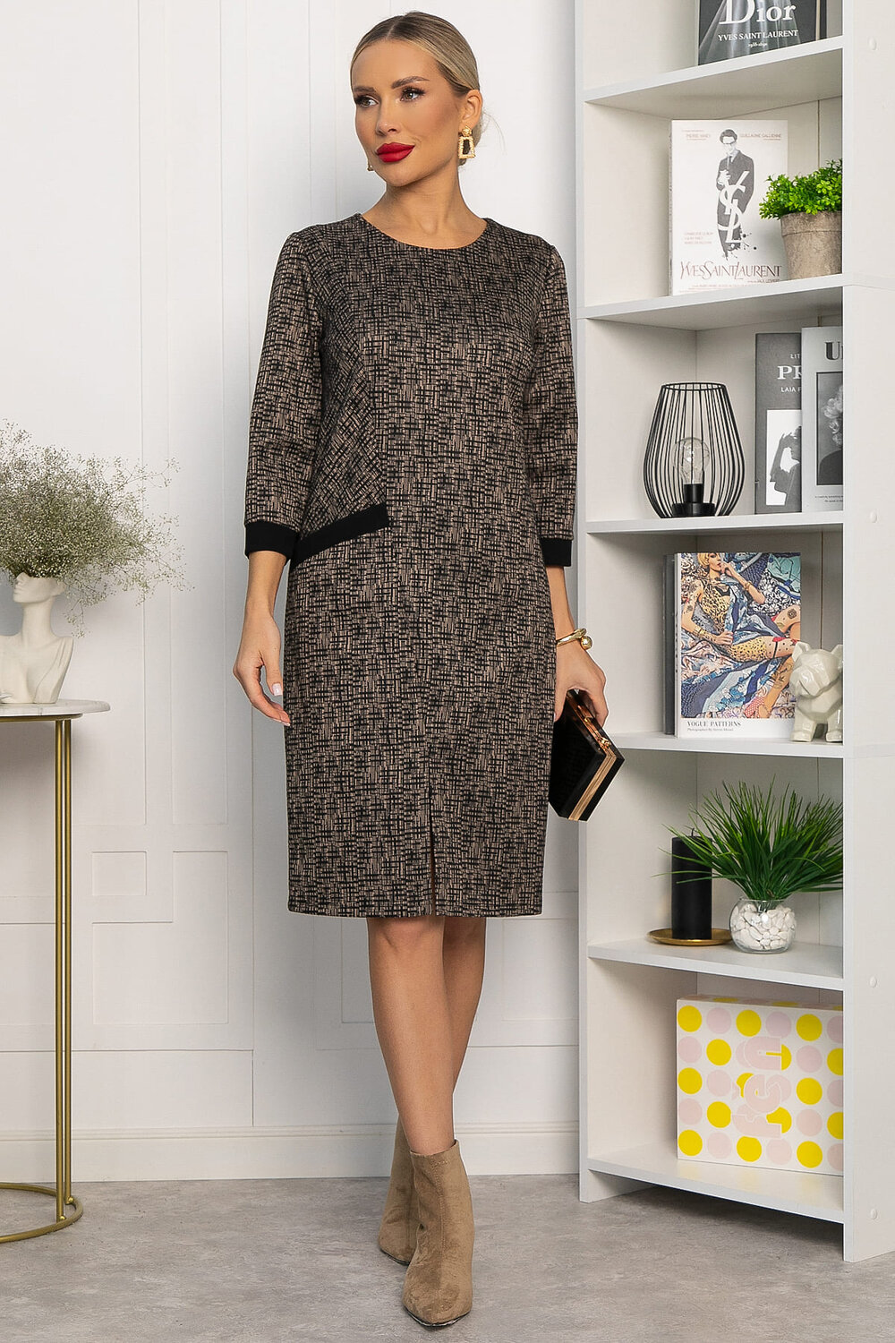 LT Collection Платье 556539 П13746-19М Коричневый