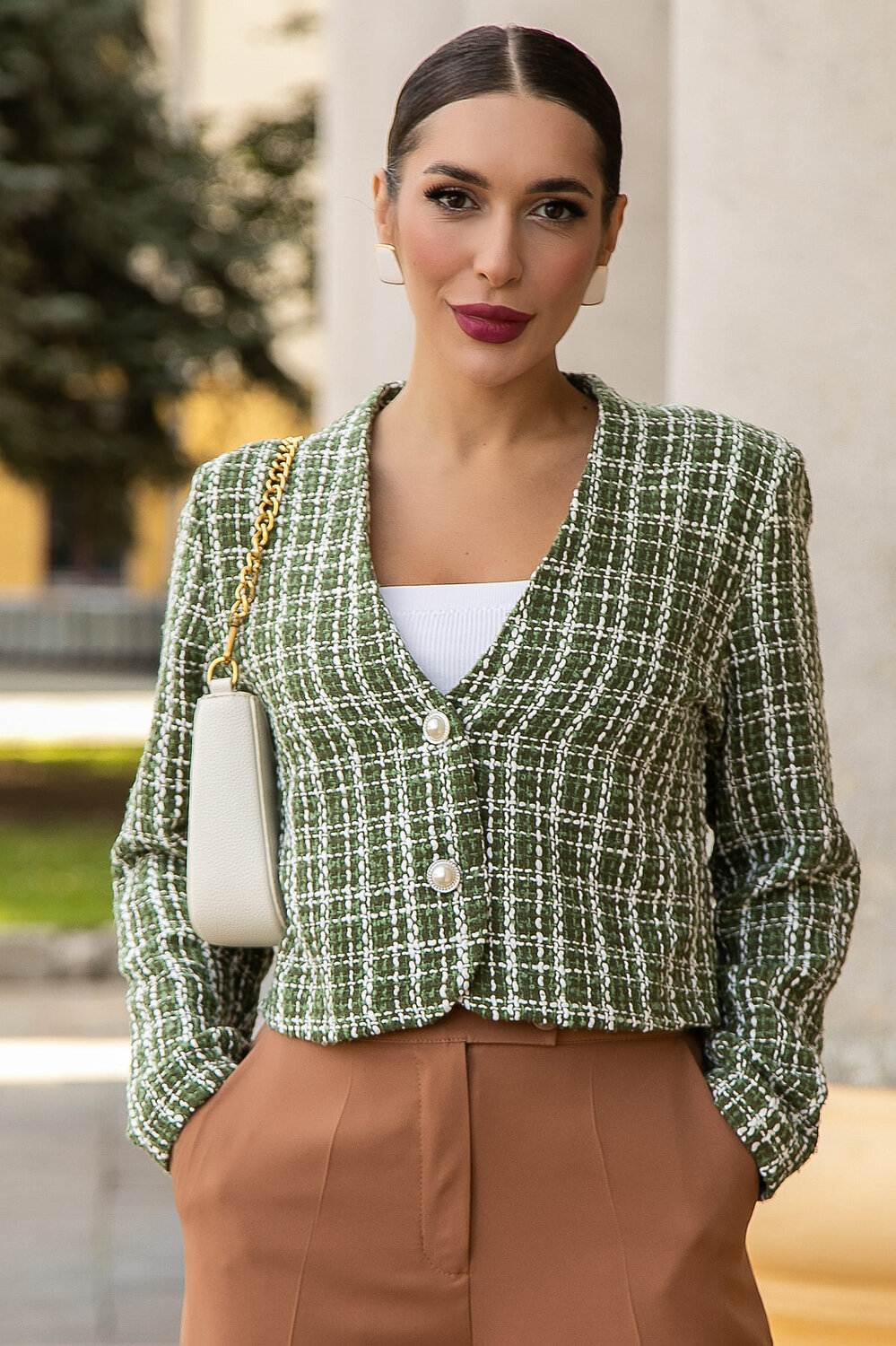LT Collection Жакет 556554 Б14153-7М зеленый