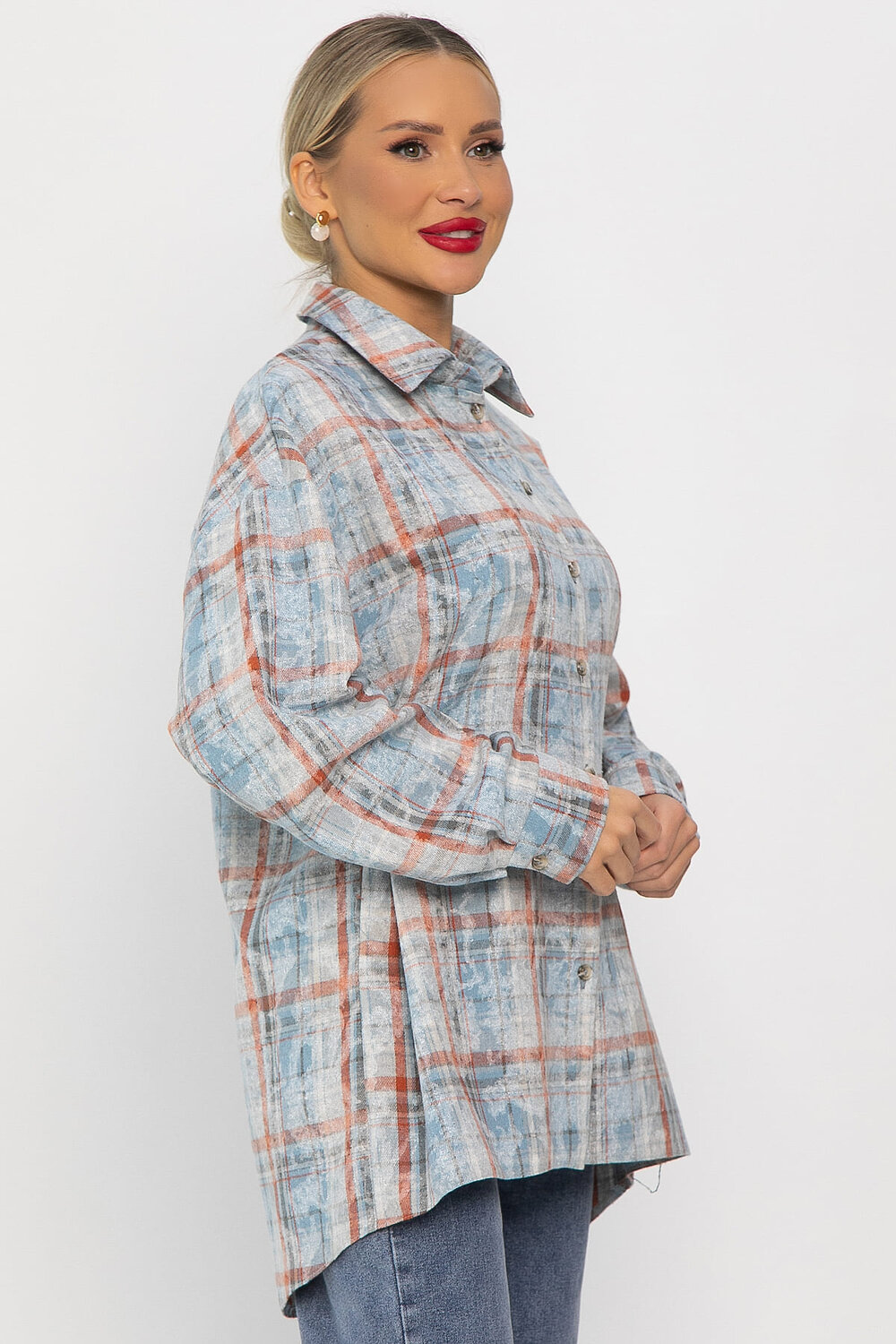 LT Collection Рубашка 556557 Б14195-5М Голубой