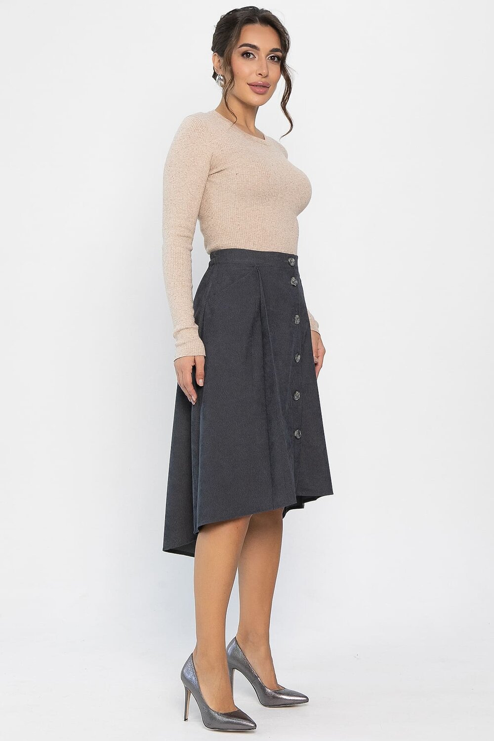 LT Collection Юбка 556559 Ю14217-10М Серый