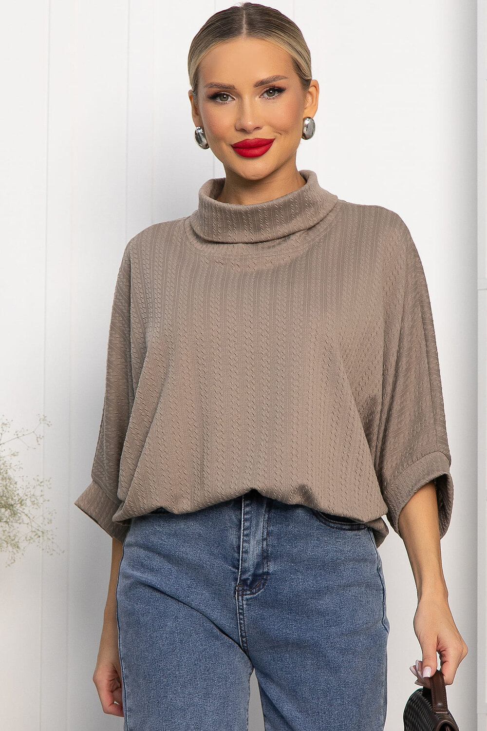 LT Collection Блуза 556560 Б14199-12М Коричневый