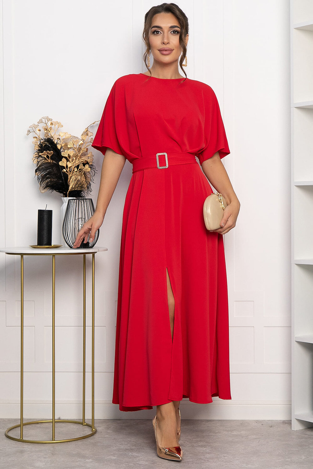 LT Collection Платье 556566 П14266-30М Красный