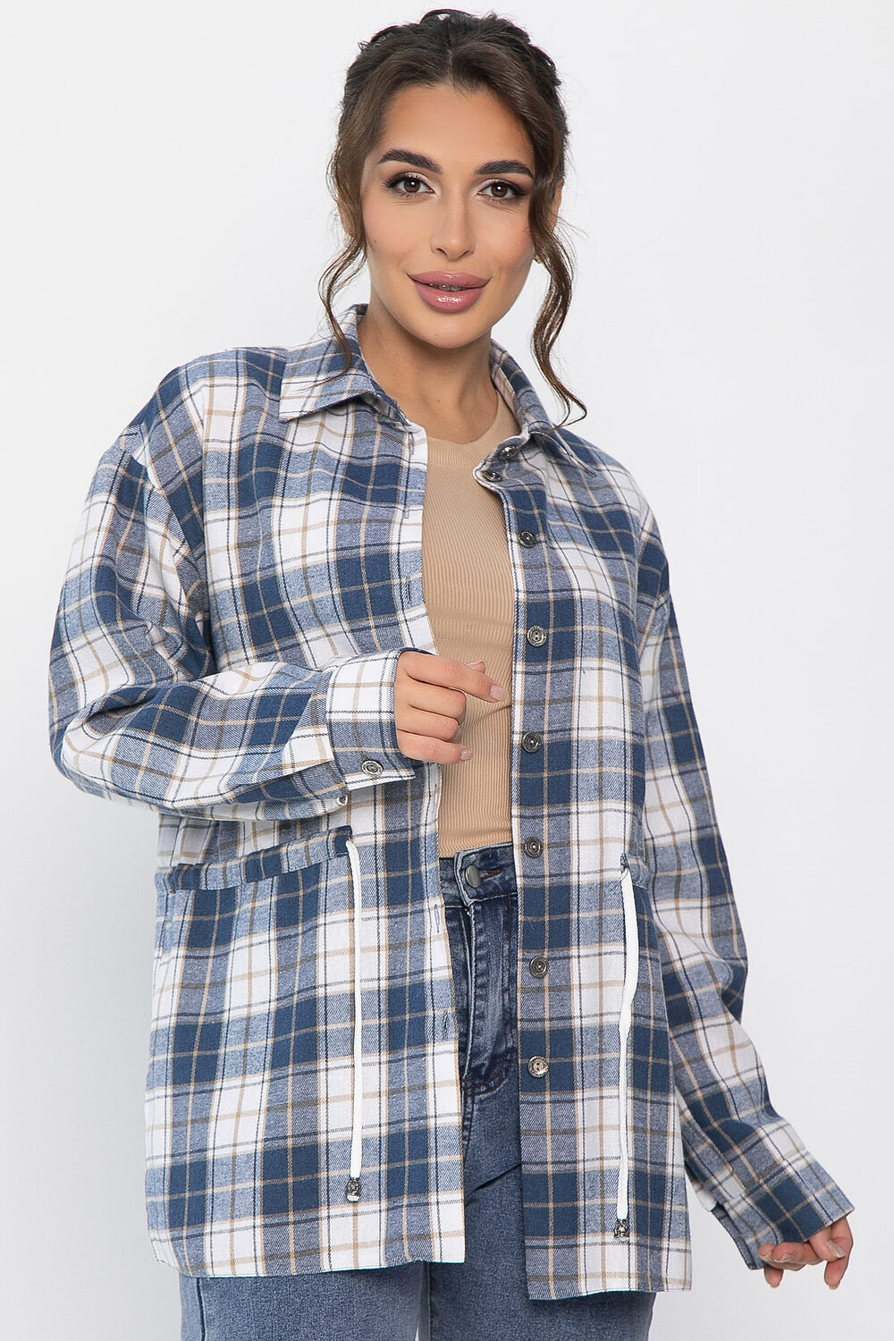 LT Collection Рубашка 556567 Б14272-4М Синий