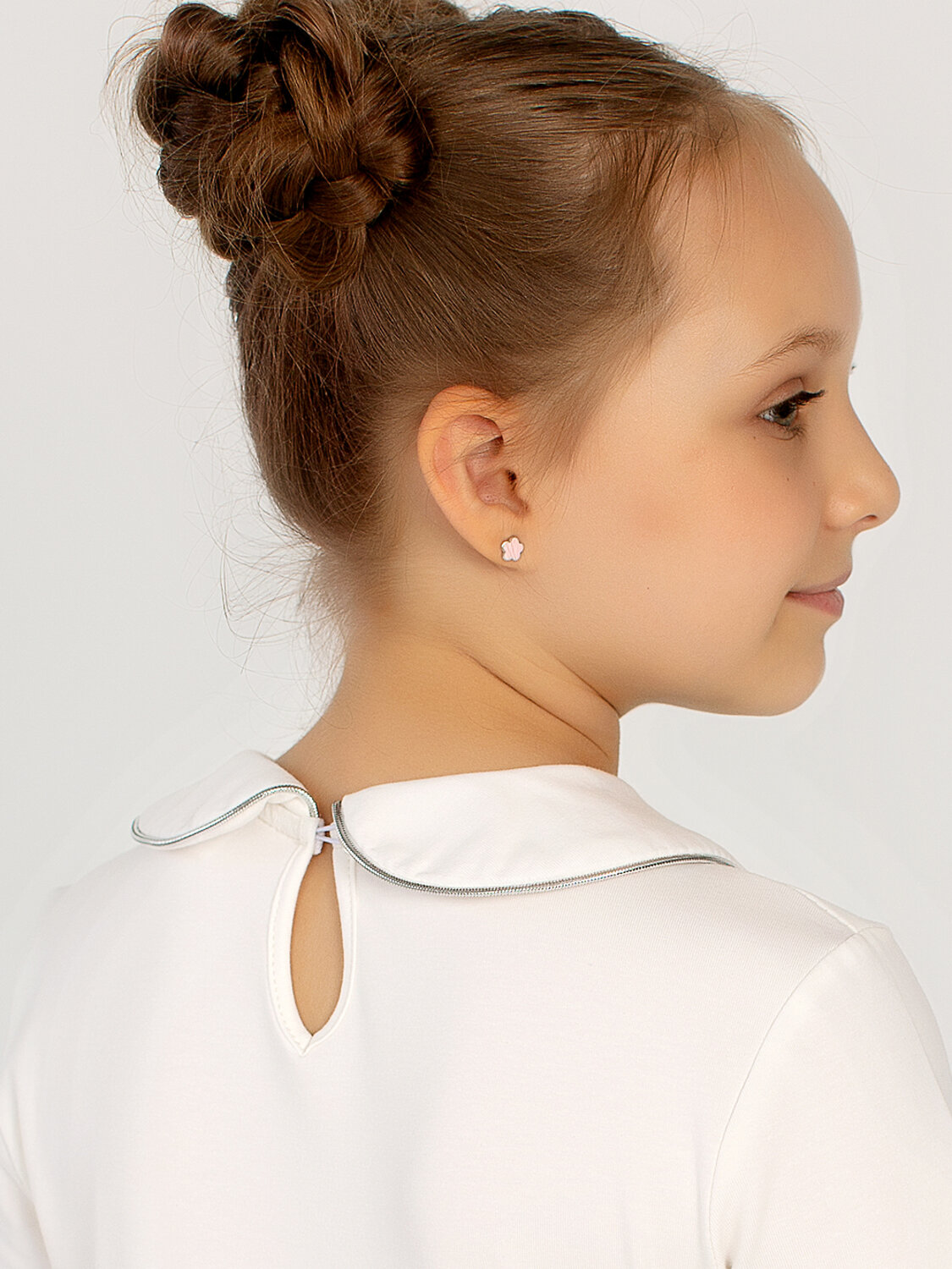 Fleurtex Блузка 556765 дк340 Молочный