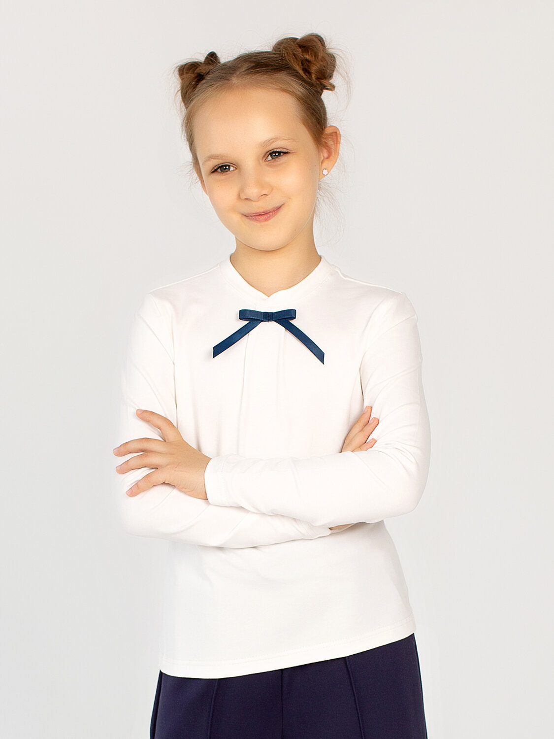 Fleurtex Блузка 556768 дк345 Молочный