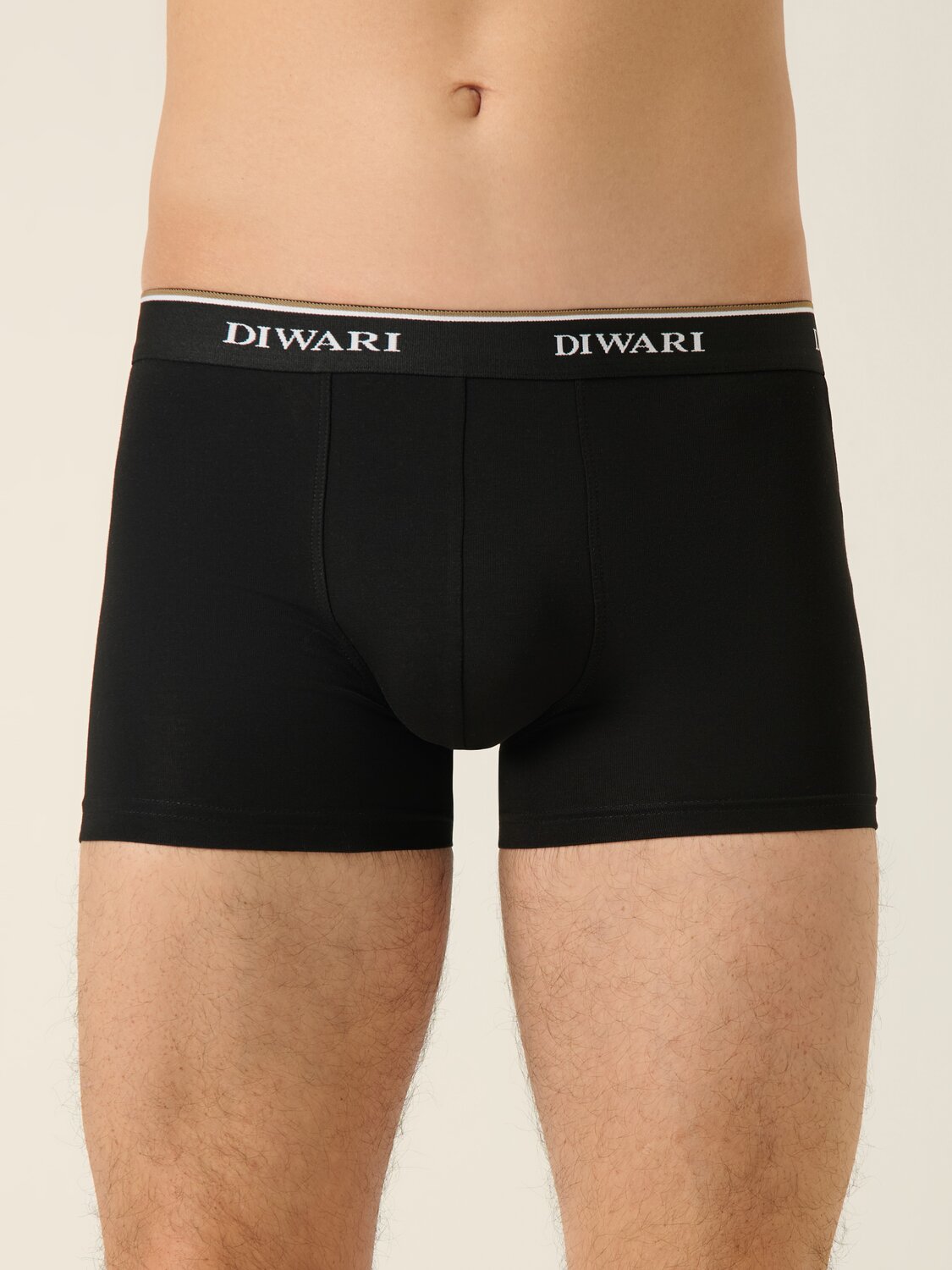 DiWaRi Трусы 556961 PREMIUM MSH 1568 (бандероль) black-black strip