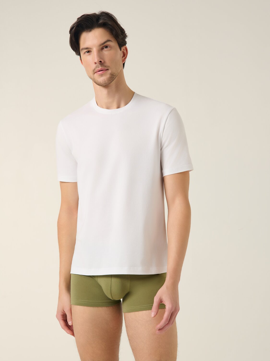 DiWaRi Трусы 556967 PREMIUM MSH 1568 (бандероль) khaki-black strip