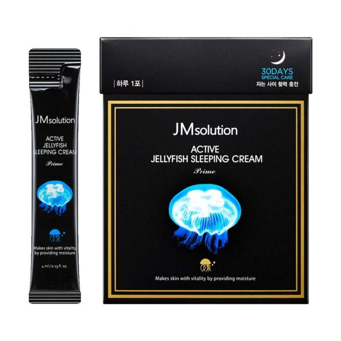 JMsolution Ночной увлажняющий крем для лица с экстрактом медузы / Active Jellyfish, 4 мл*30 557284 19132