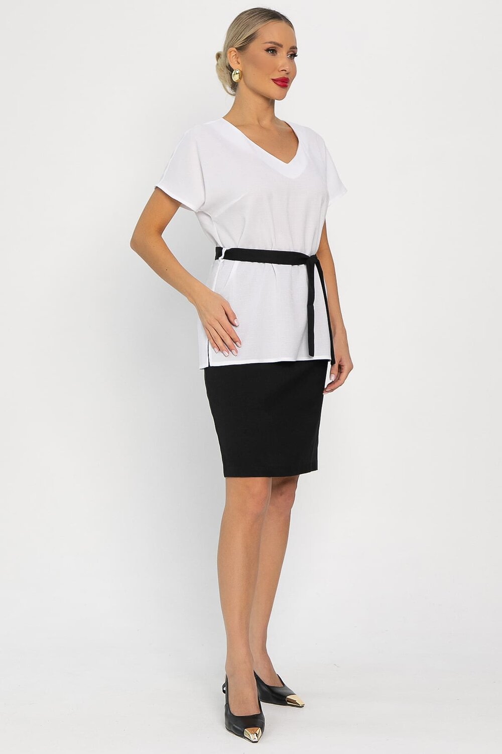 LT Collection Костюм 557290 К14102-14М черно-белый