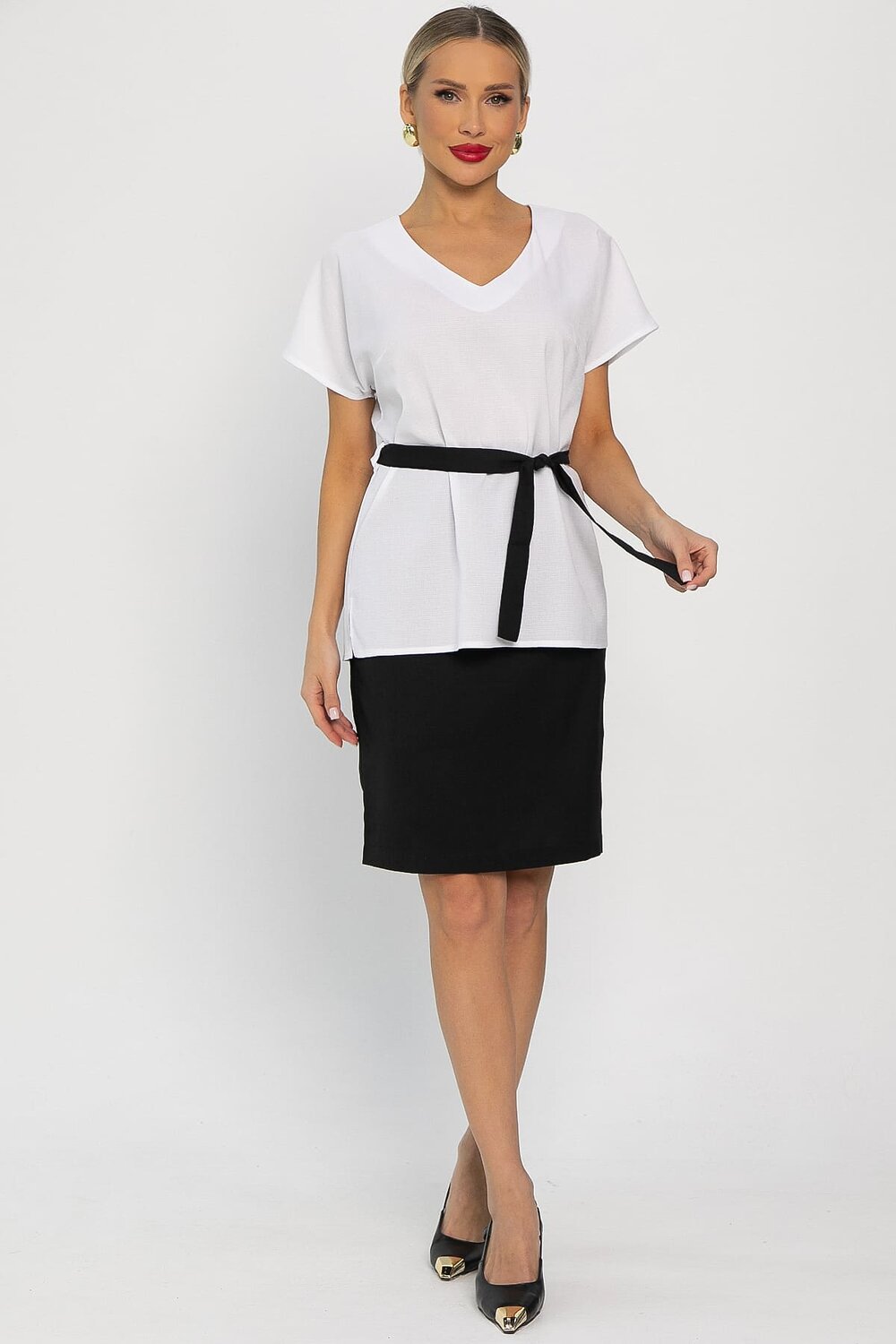 LT Collection Костюм 557290 К14102-14М черно-белый