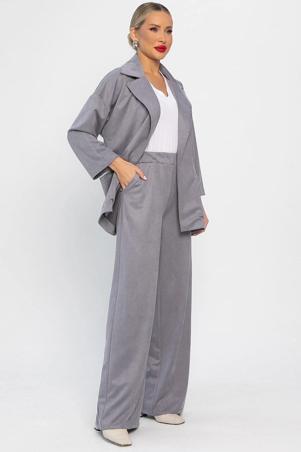 LT Collection Костюм 557663 К14211-7М серый