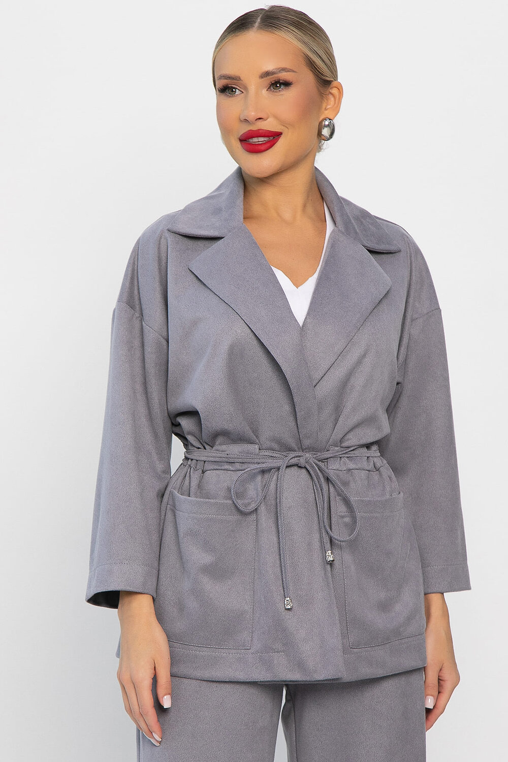 LT Collection Костюм 557663 К14211-7М серый