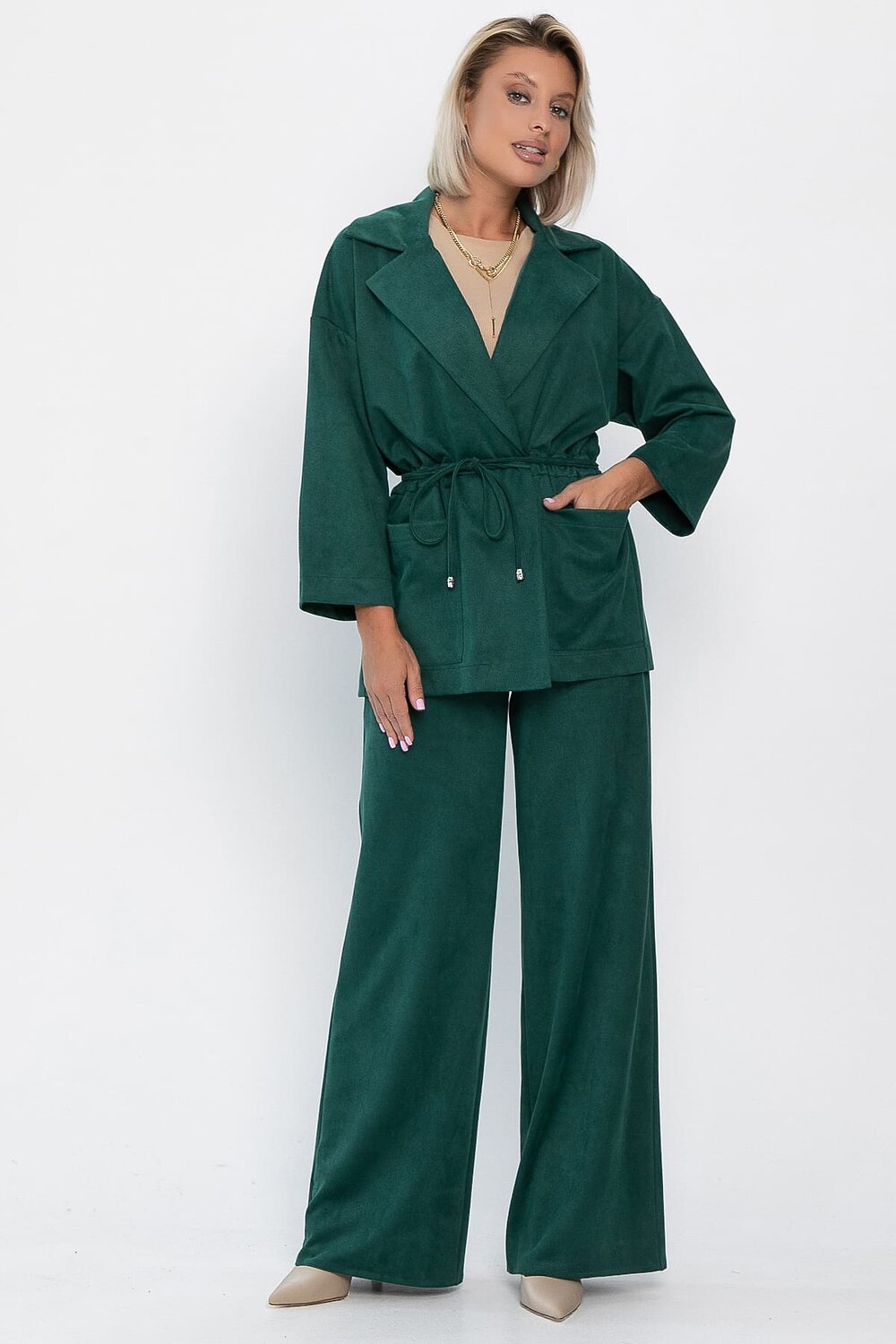 LT Collection Костюм 557665 К14210-7М зеленый