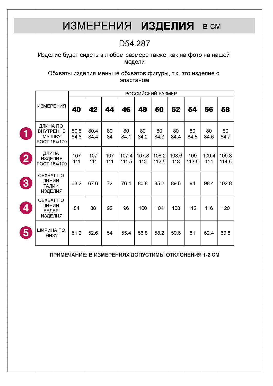 VILATTE Джинсы 557686 D54.287 черный