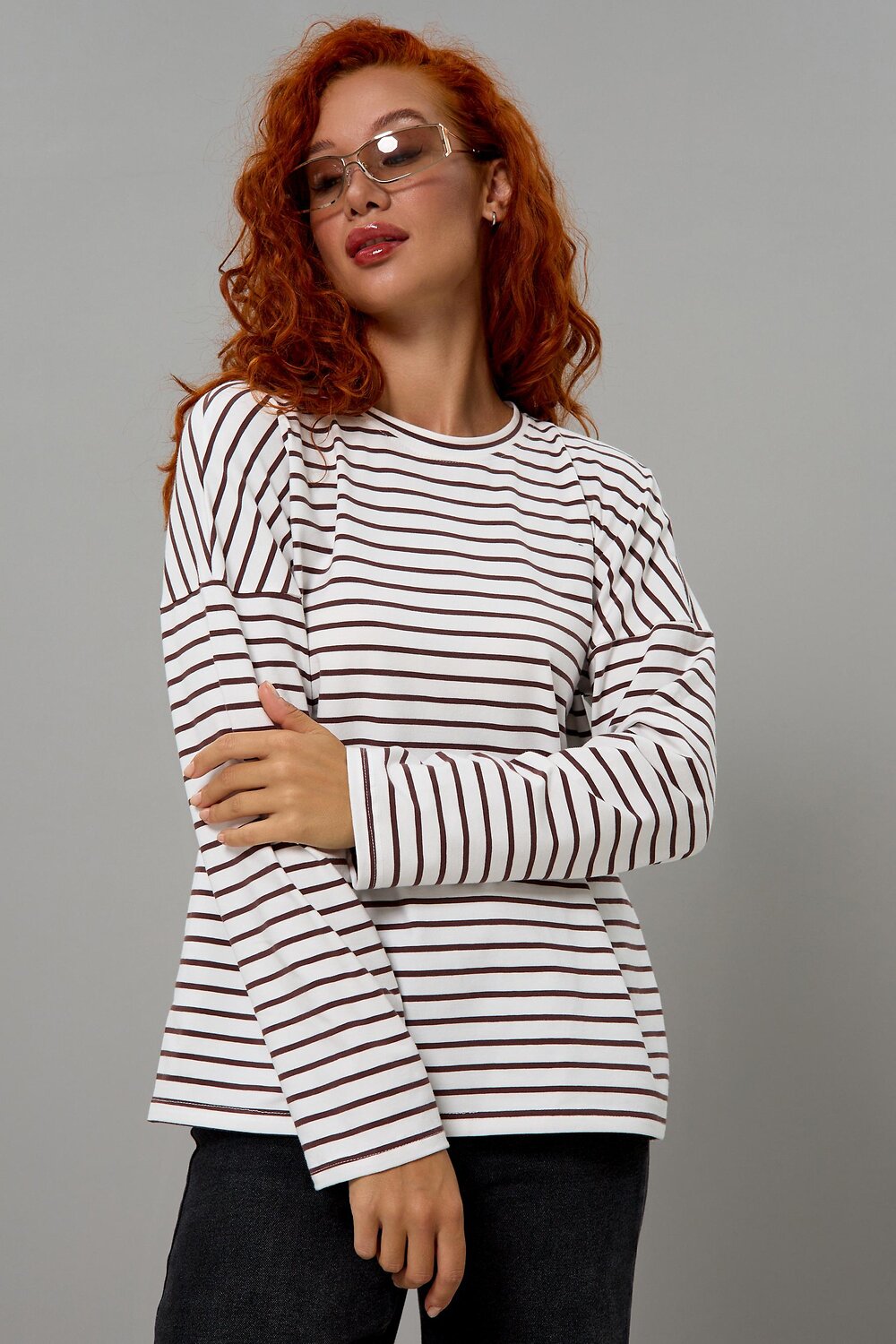 Lika Dress Лонгслив 557977 10558 Коричневый