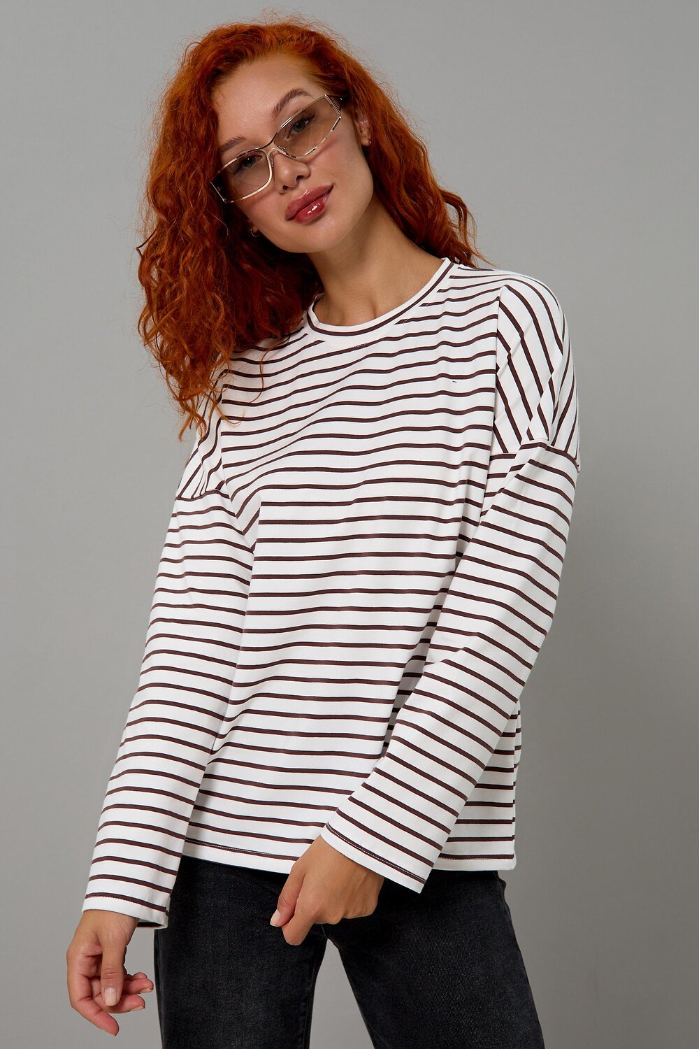 Lika Dress Лонгслив 557977 10558 Коричневый