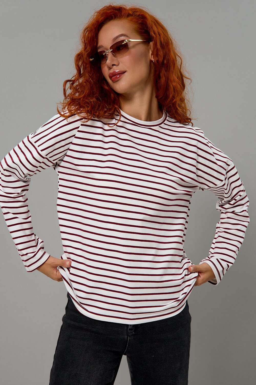 Lika Dress Лонгслив 557978 10556 Бордовый