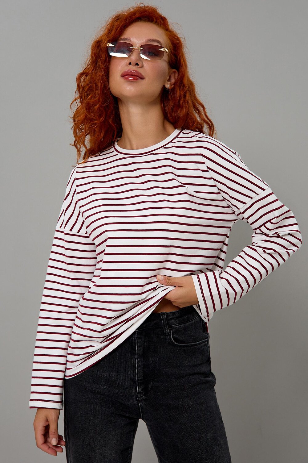 Lika Dress Лонгслив 557978 10556 Бордовый