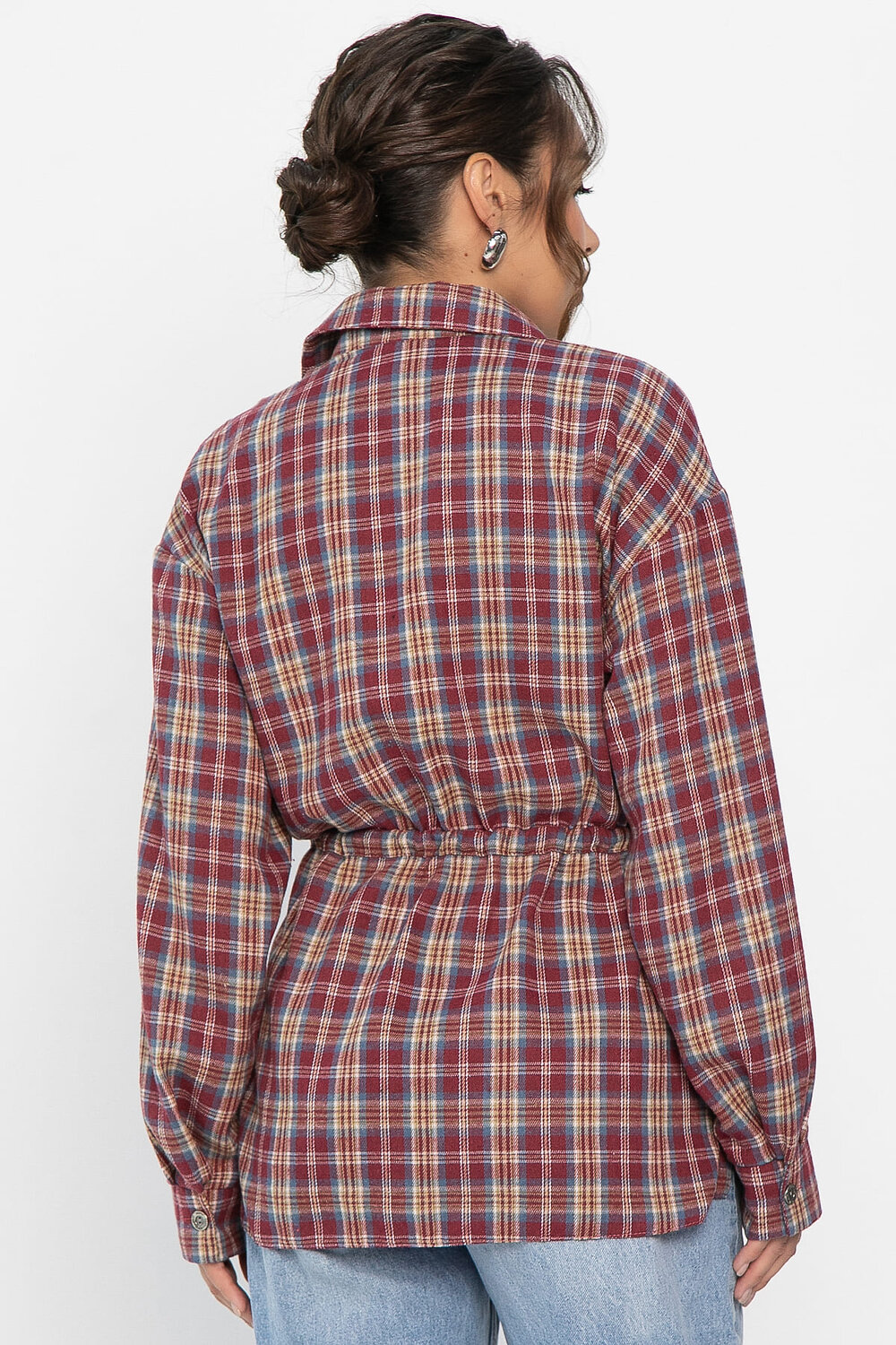 LT Collection Рубашка 558445 Б14274-4М бордовый