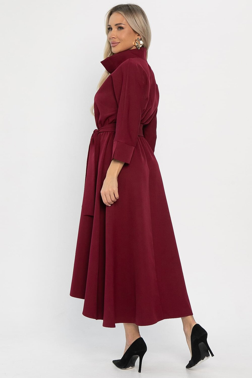 LT Collection Платье 558455 П14299-16М бордовый
