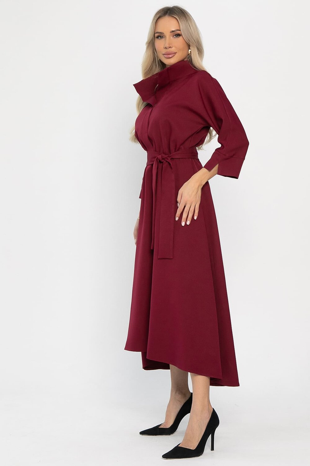 LT Collection Платье 558455 П14299-16М бордовый