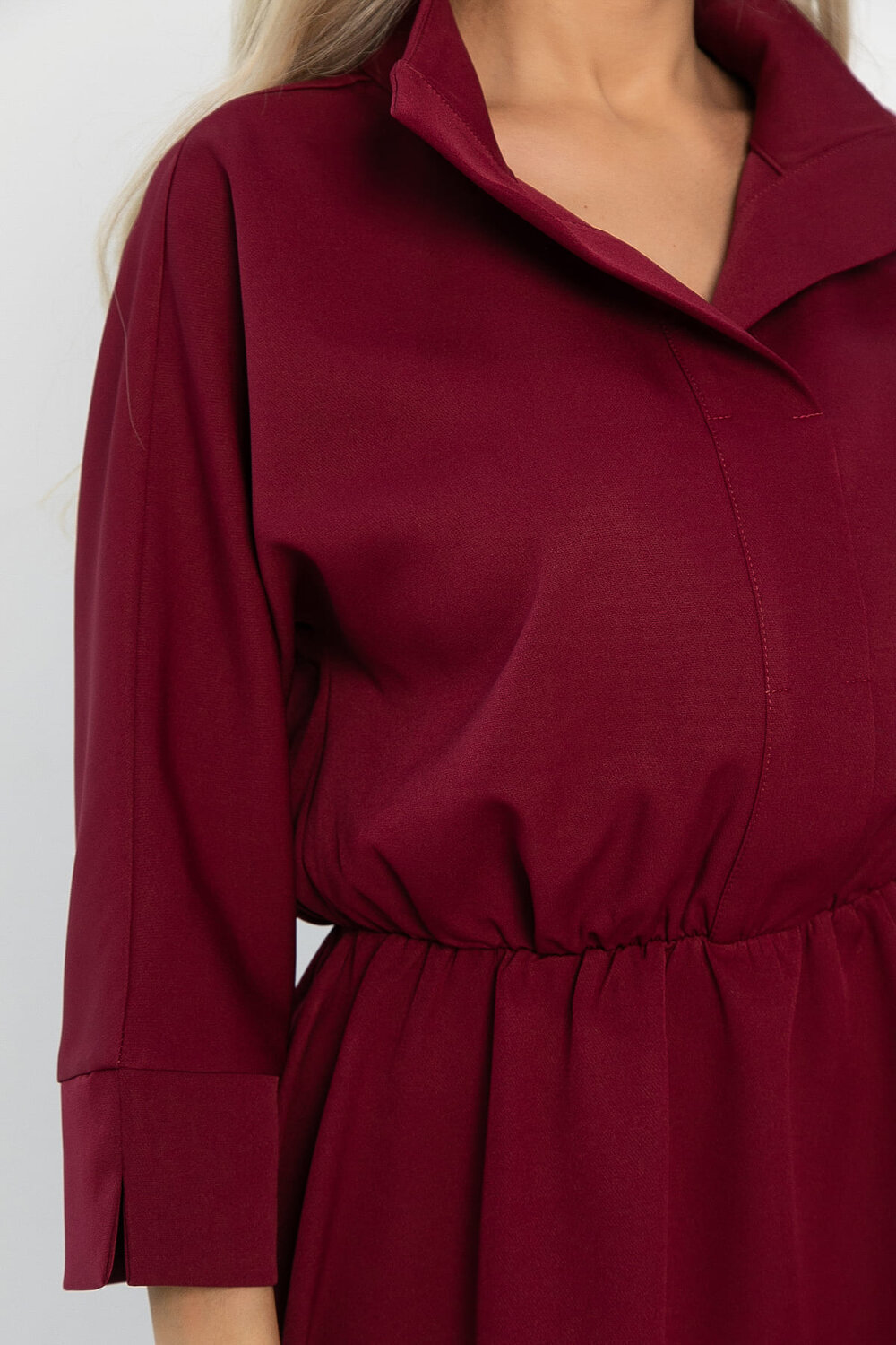 LT Collection Платье 558455 П14299-16М бордовый