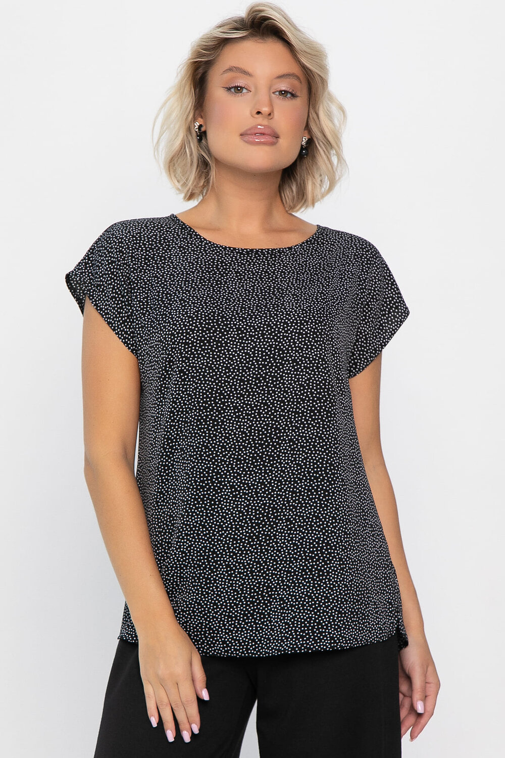 LT Collection Блуза 558456 Б14303-8М черный