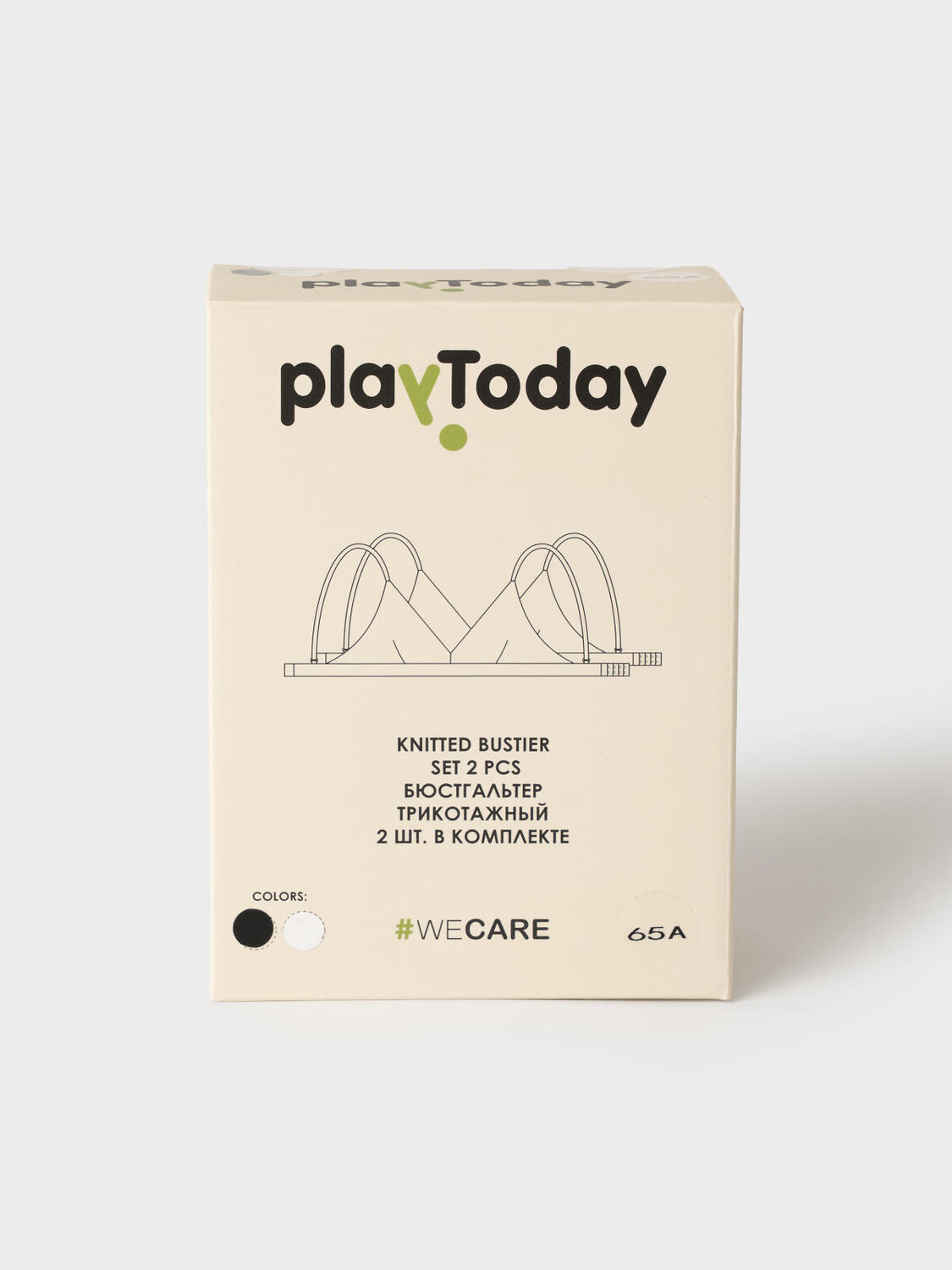 PLAYTODAY Бюстгальтер 558497 22527350 белый,черный