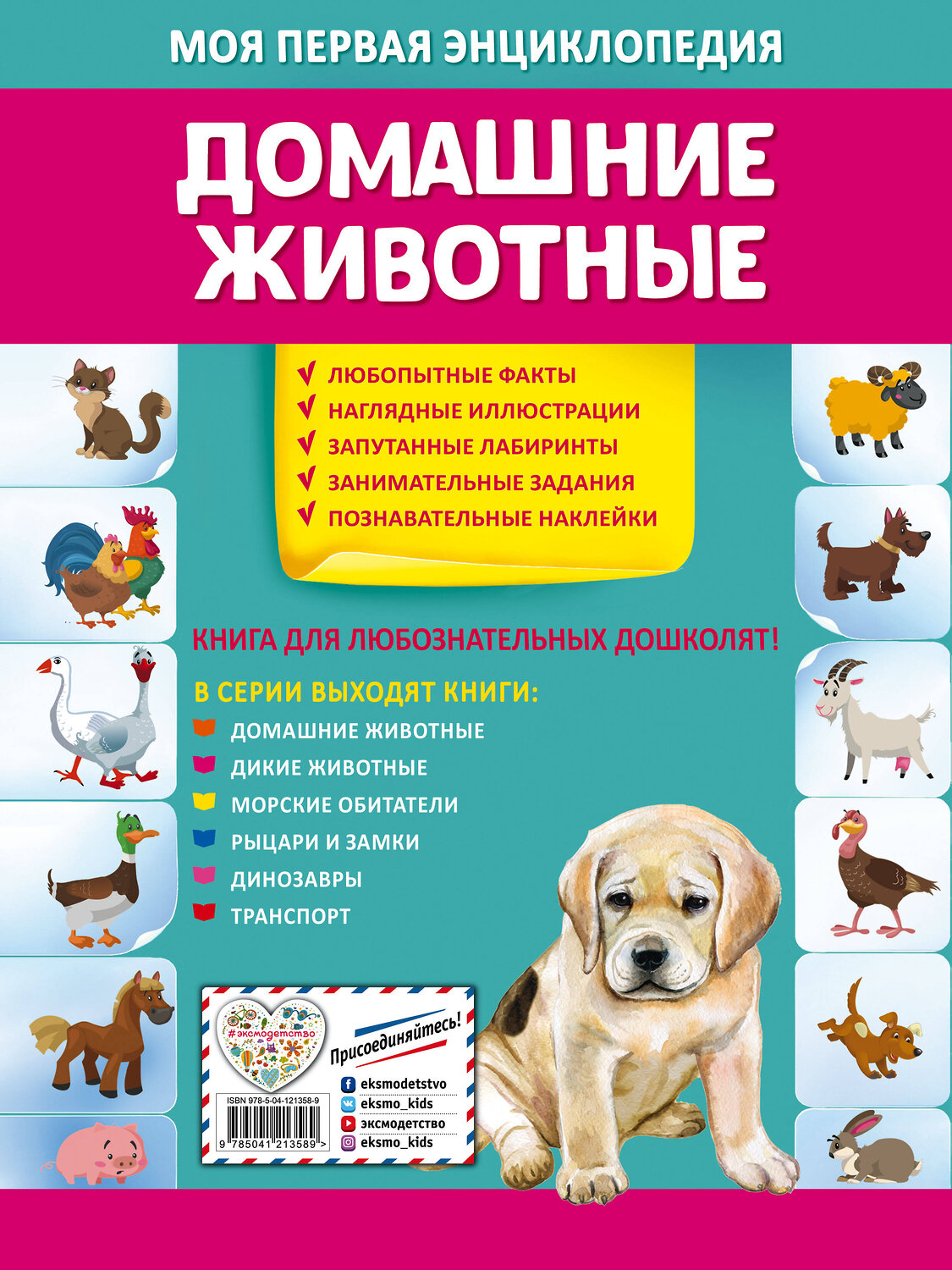 Эксмо О. Ю. Подорожная "Домашние животные" 558794 978-5-04-121358-9