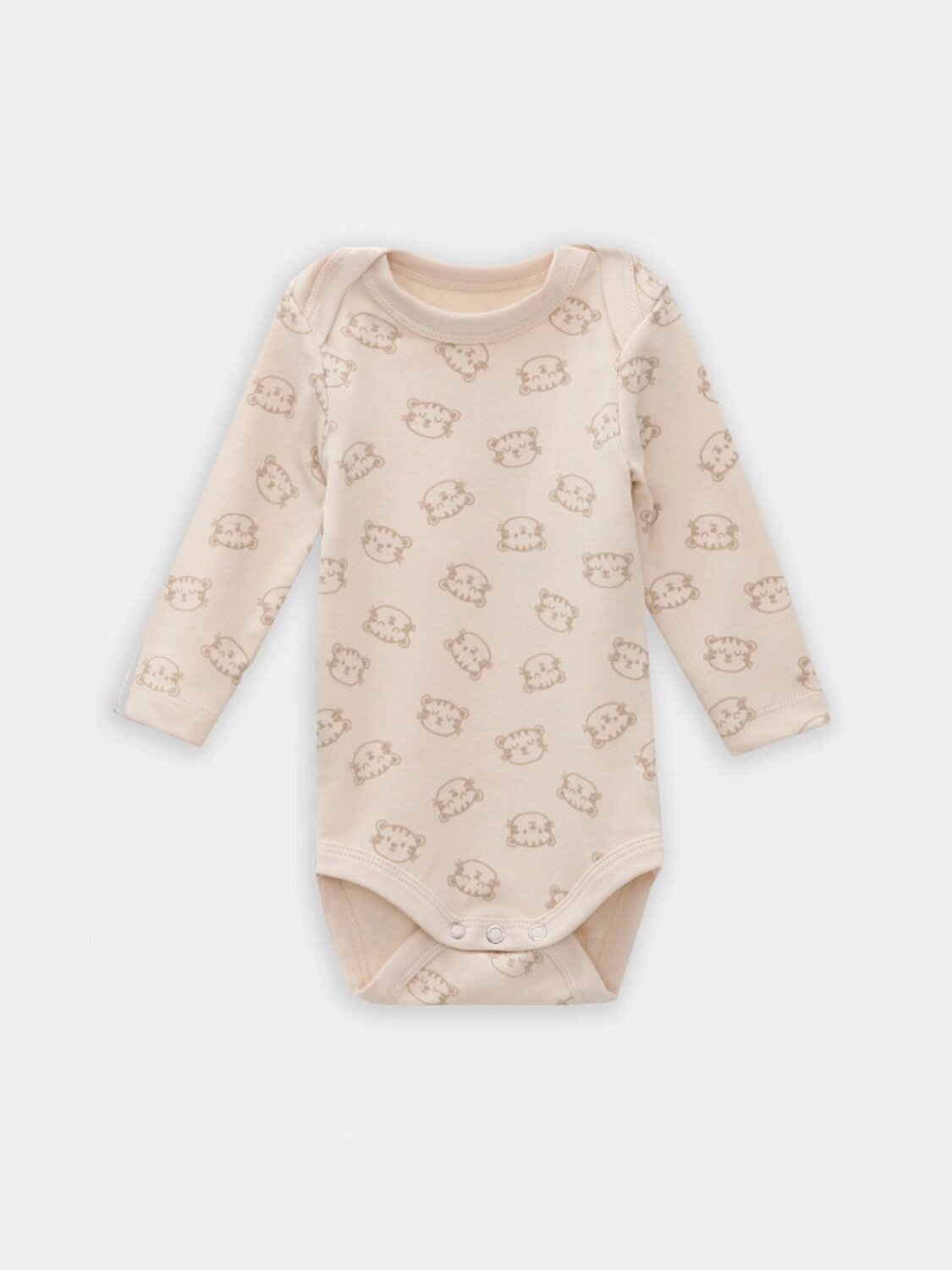 MARK FORMELLE Боди детское 558949 13016-3 тигрята на пудре +песочный +сланец