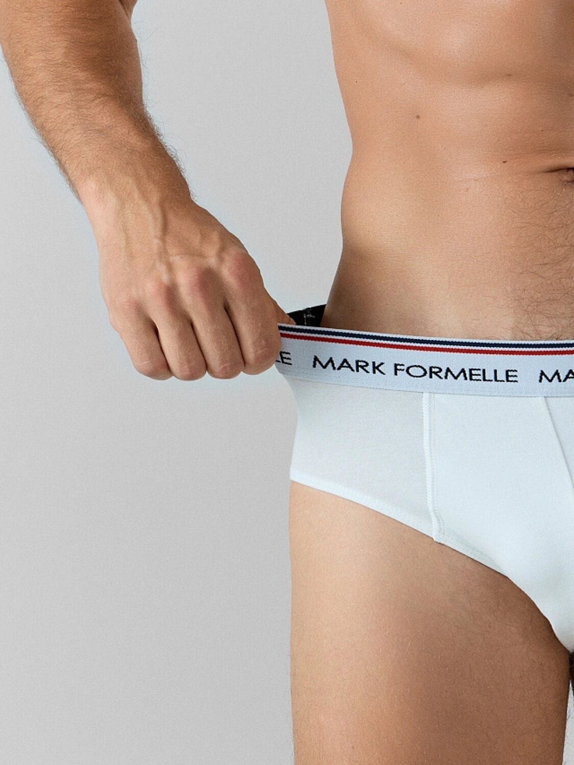MARK FORMELLE Трусы 559192 411170-3 белый + серый меланж+черный