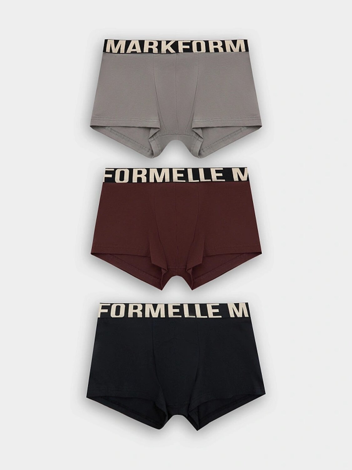 MARK FORMELLE Трусы 559206 411124-3 серый +коричневый +черный
