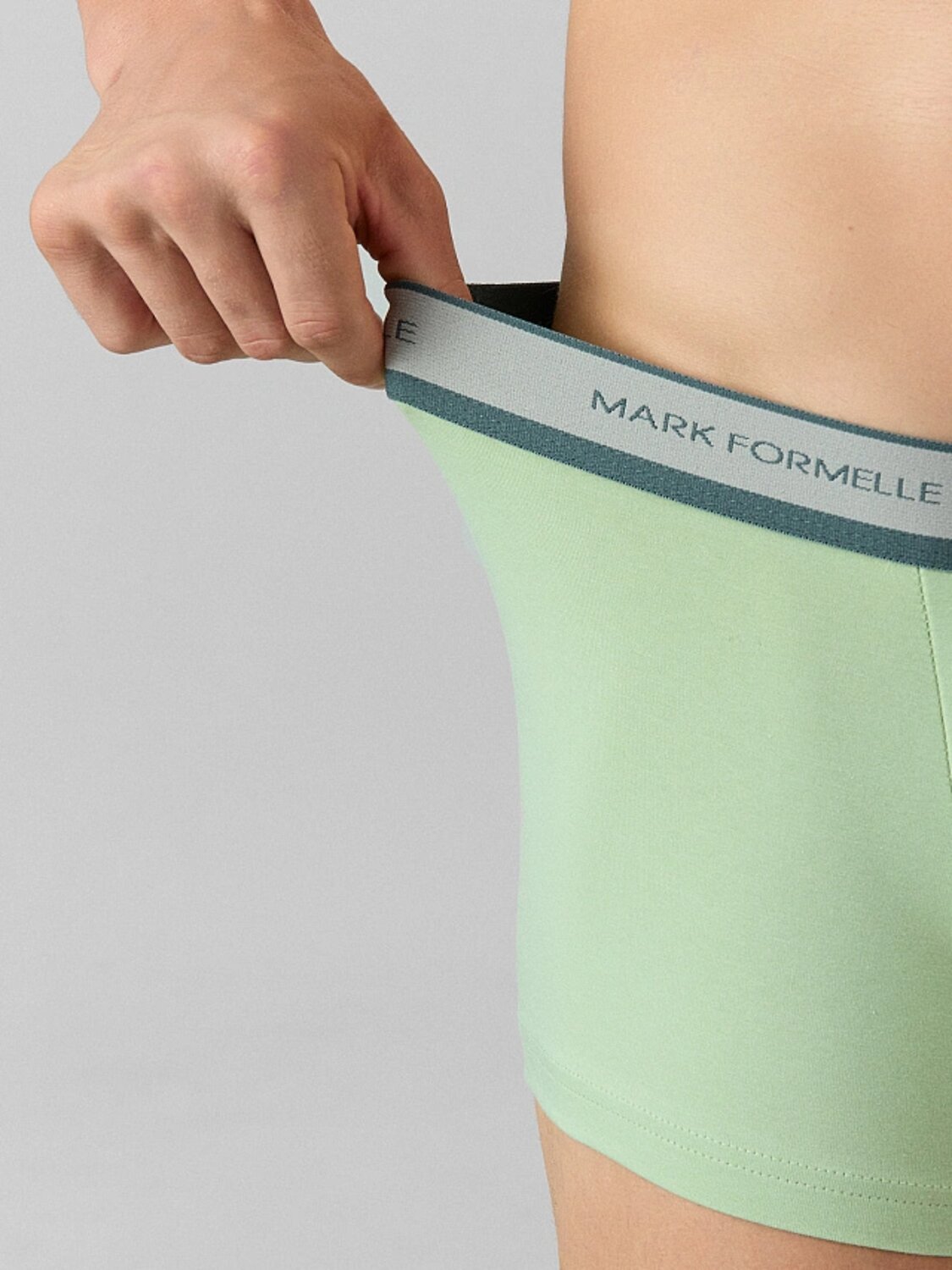 MARK FORMELLE Трусы 559221 411124-3 св.зеленый +серо-голубой +т.синий